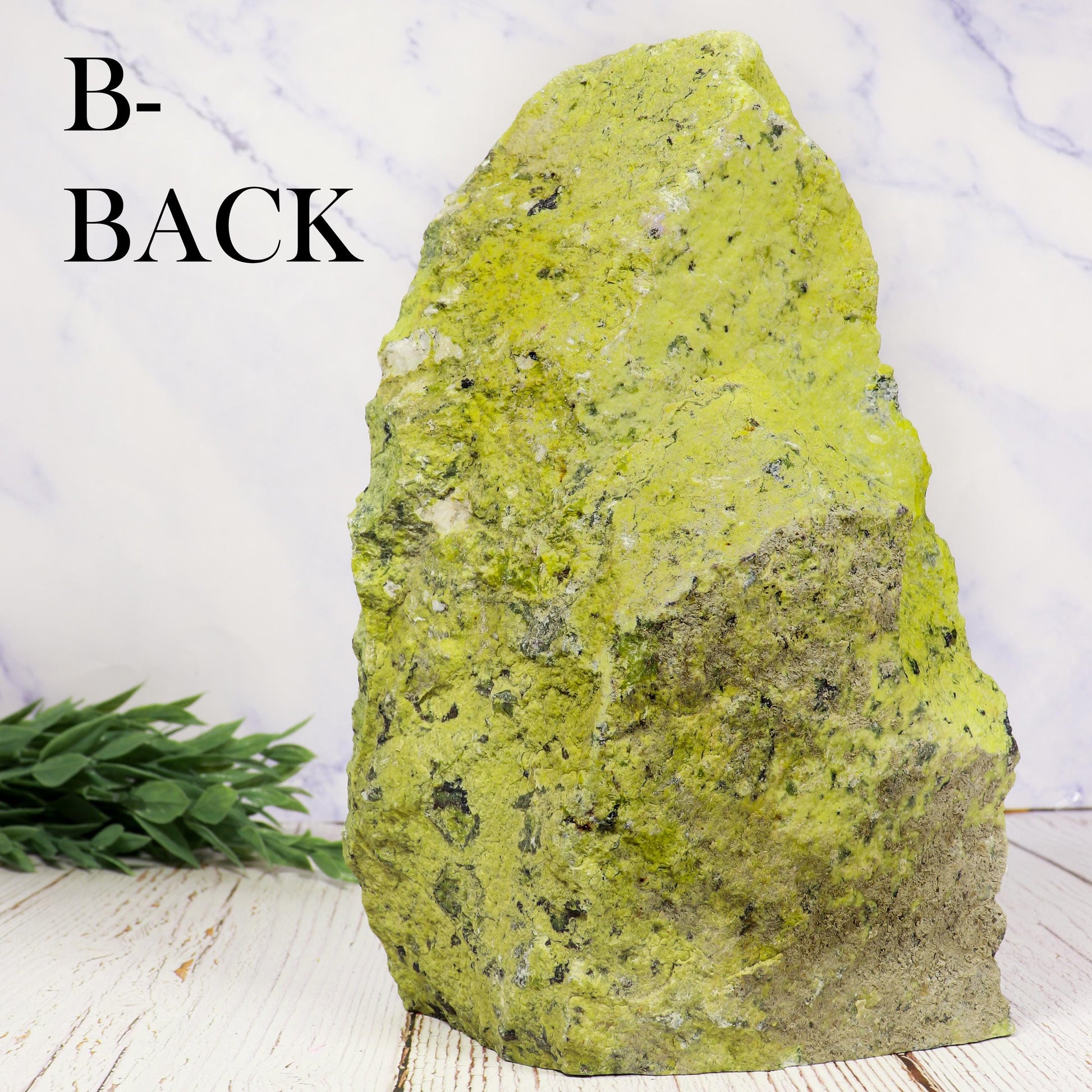 Serpentine Decorator, Repel Negative Energy, Crystal Statement Piece, Large Raw Stone
