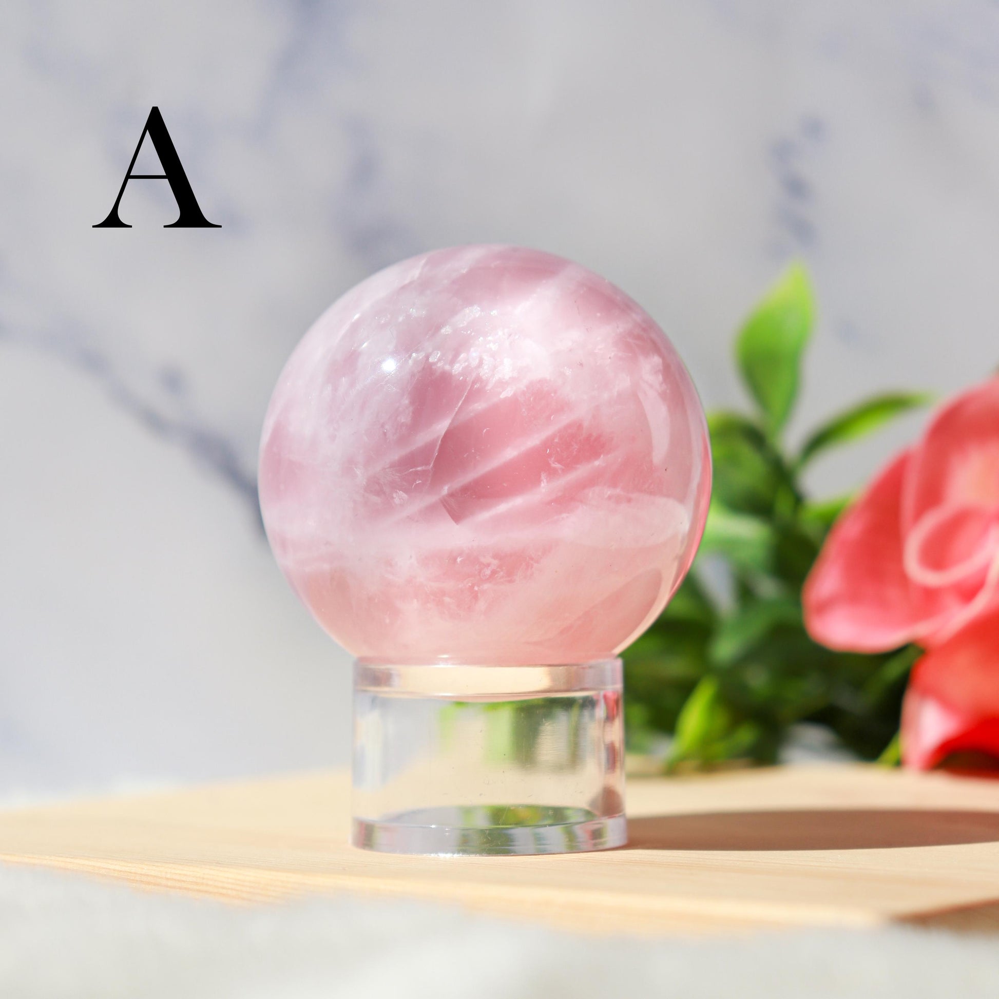 Rose Quartz Spheres, Ethically Sourced, Love and Relationships