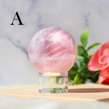 Rose Quartz Spheres, Ethically Sourced, Love and Relationships