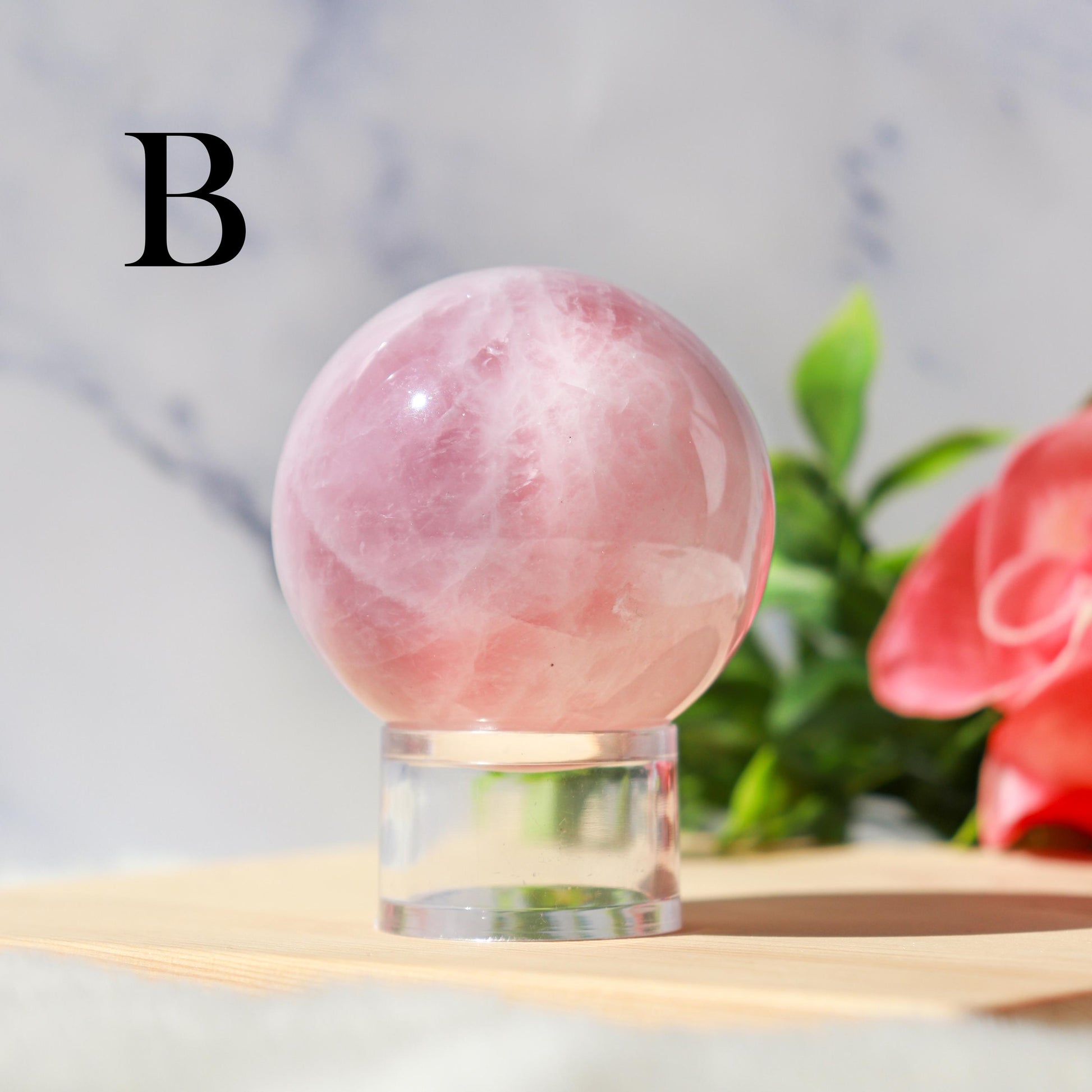 Rose Quartz Spheres, Ethically Sourced, Love and Relationships