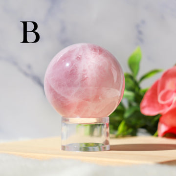 Rose Quartz Spheres, Ethically Sourced, Love and Relationships