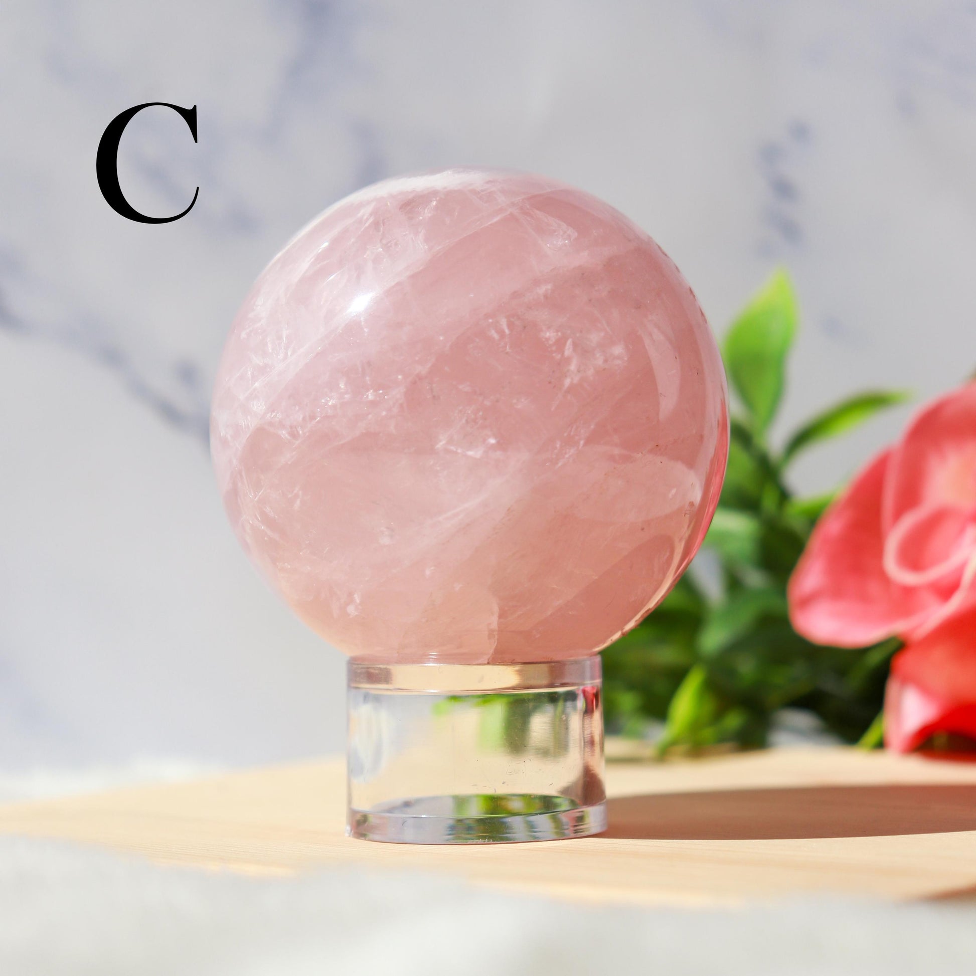 Rose Quartz Spheres, Ethically Sourced, Love and Relationships