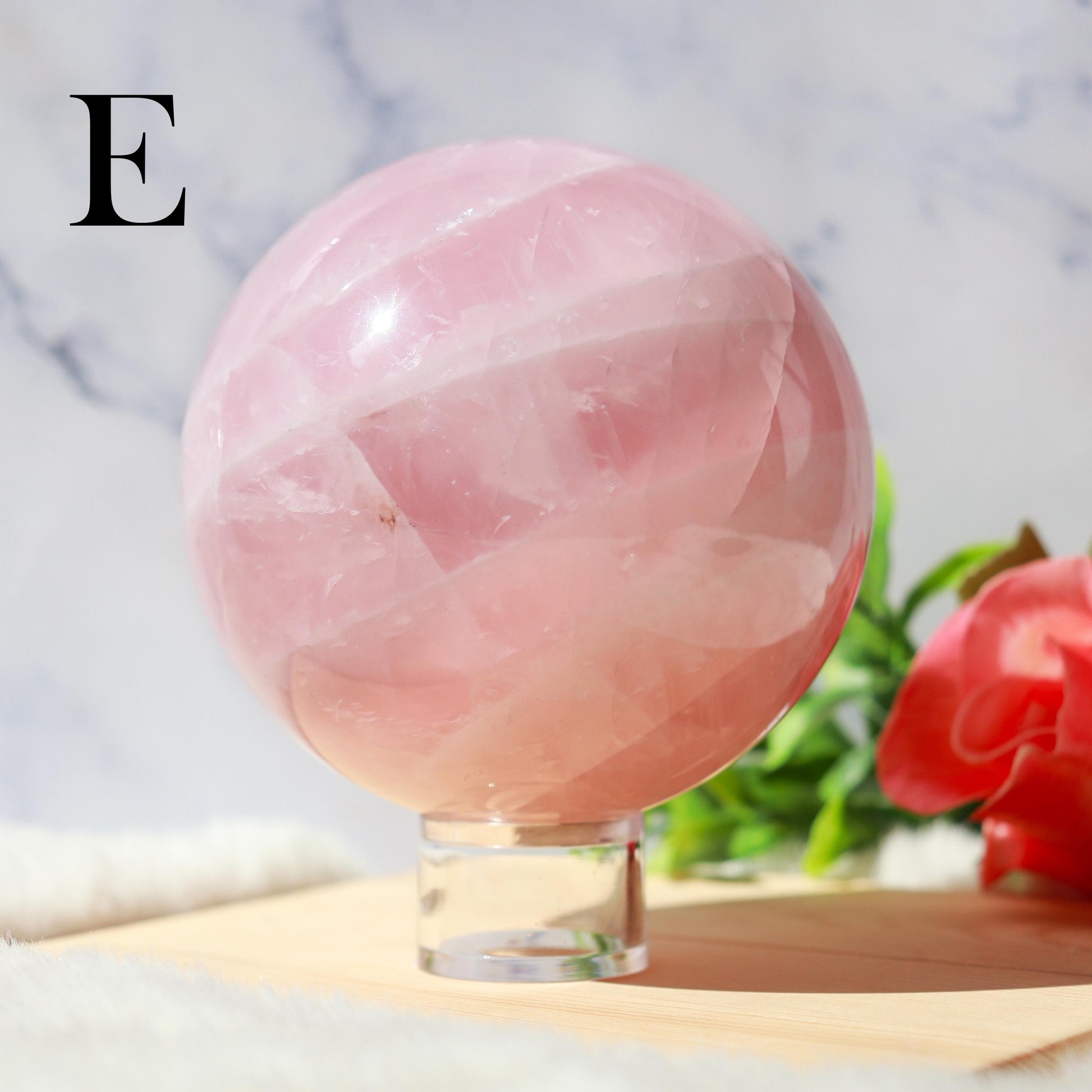 Rose Quartz Spheres, Ethically Sourced, Love and Relationships