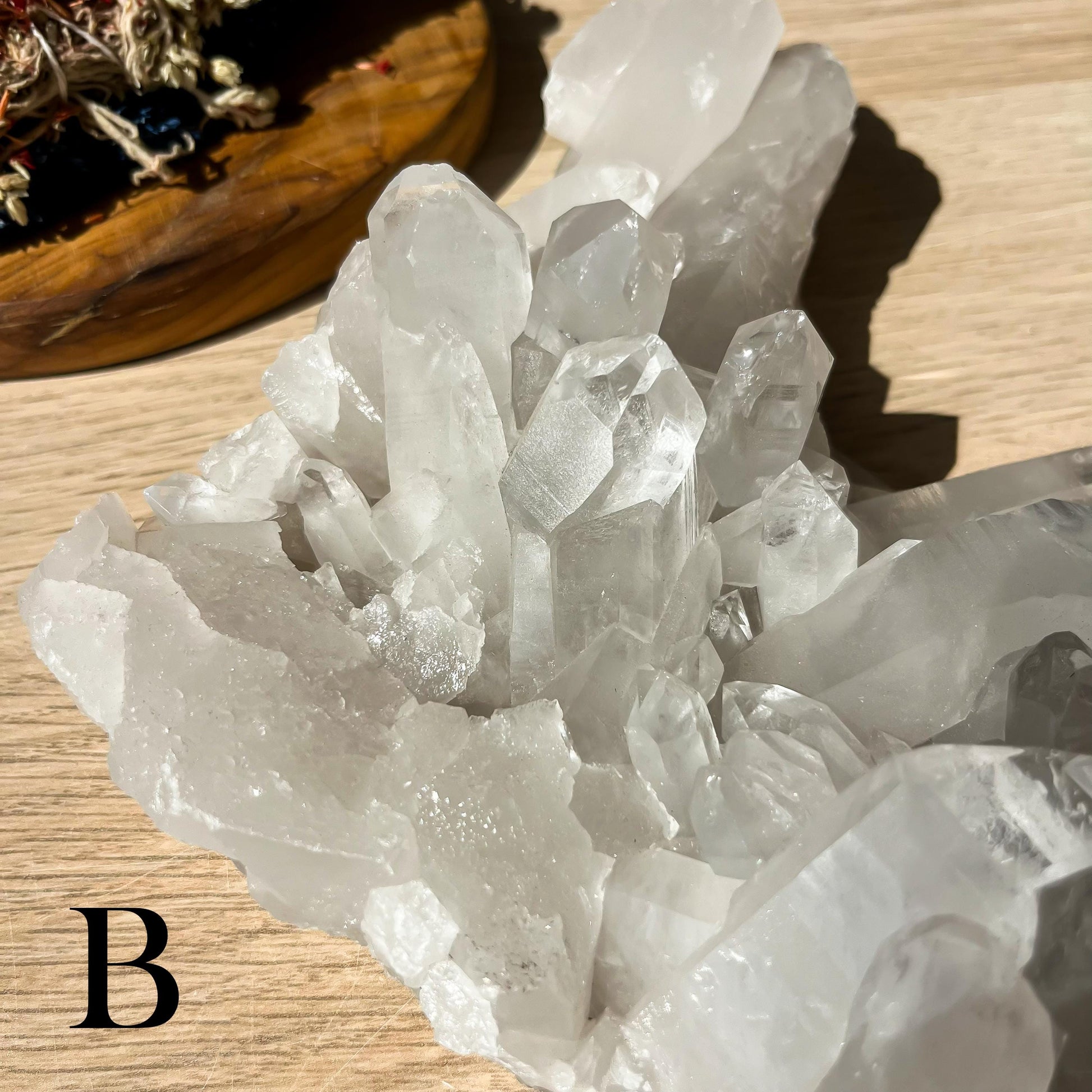 LARGE Clear Quartz Cluster, Unique Crystal Specimen, Ethically Sourced