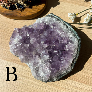 Amethyst Cluster, A Stone to Relax & Destress, Perfect Crystal for Mother's Day, Ethically Sourced