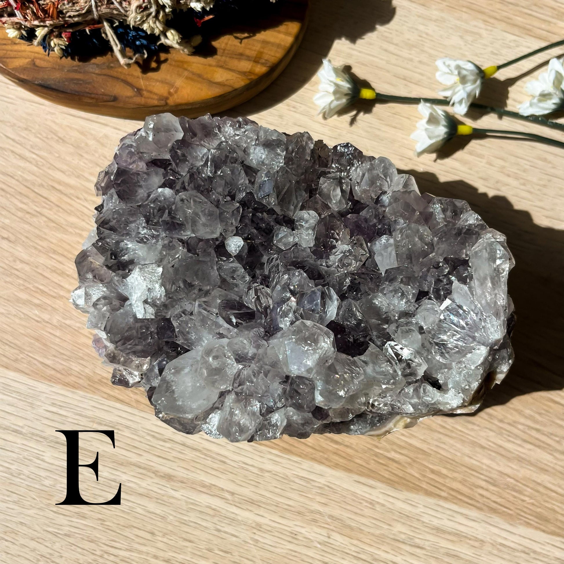 Amethyst Cluster, A Stone to Relax & Destress, Perfect Crystal for Mother's Day, Ethically Sourced