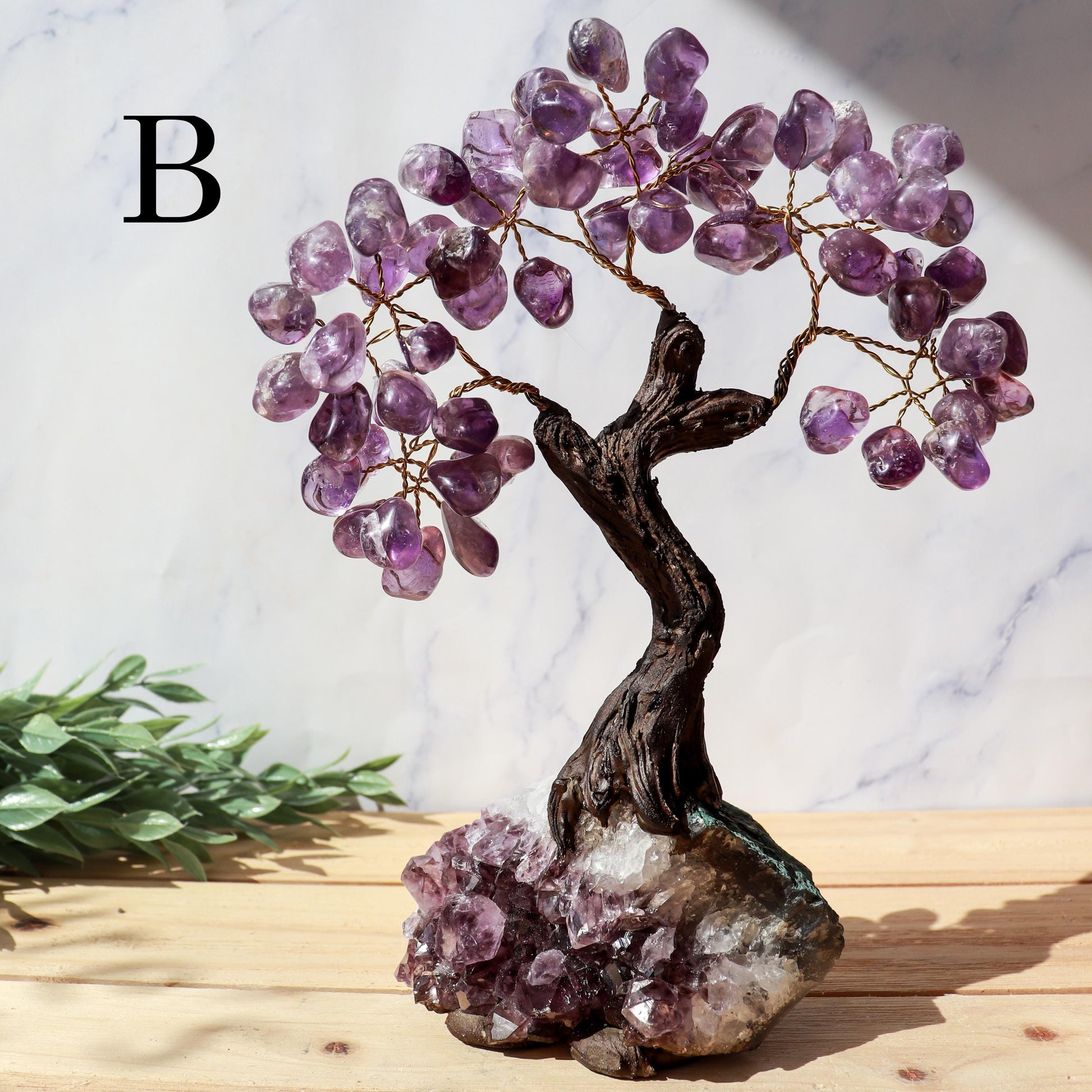 Amethyst Gemstone Tree on Amethyst Base, Anxiety Relief, Tree of Life, Crystal Bonsai Tree, Ethically Sourced Crystals, PICK YOUR OWN!