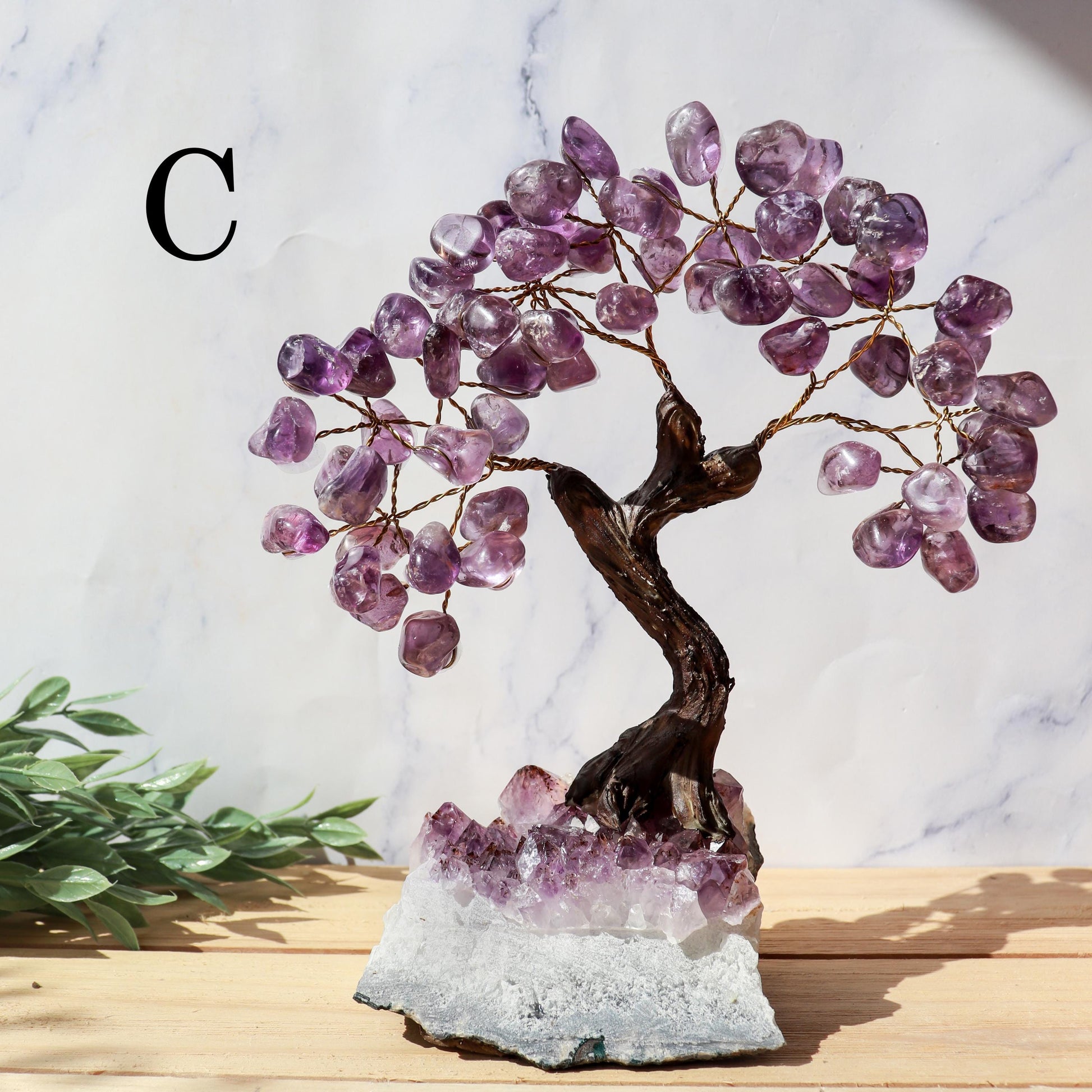 Amethyst Gemstone Tree on Amethyst Base, Anxiety Relief, Tree of Life, Crystal Bonsai Tree, Ethically Sourced Crystals, PICK YOUR OWN!