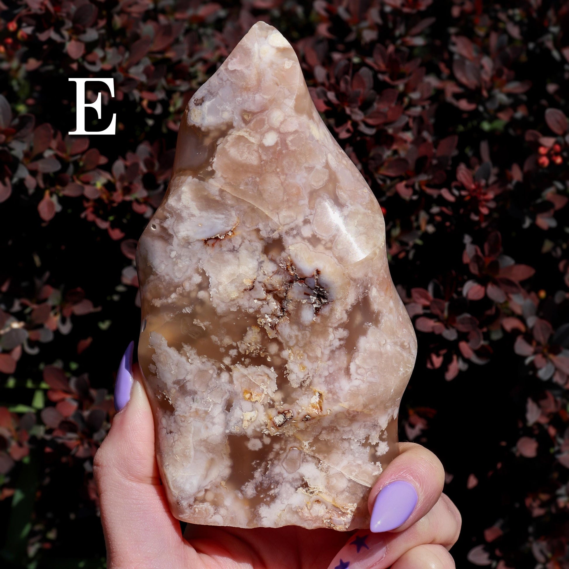 Flower Agate Flame, Crystal Freeform Tower, Ethically Sourced, Pick your Own