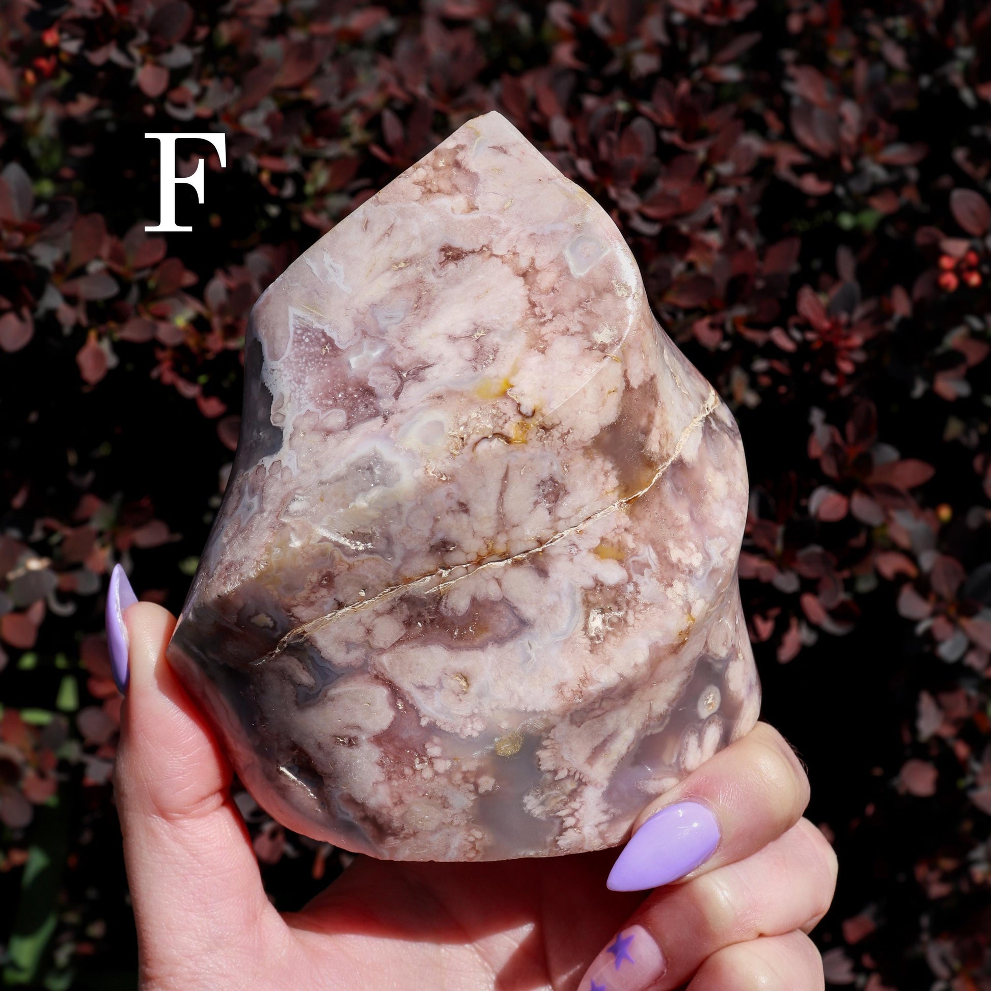 Flower Agate Flame, Crystal Freeform Tower, Ethically Sourced, Pick your Own