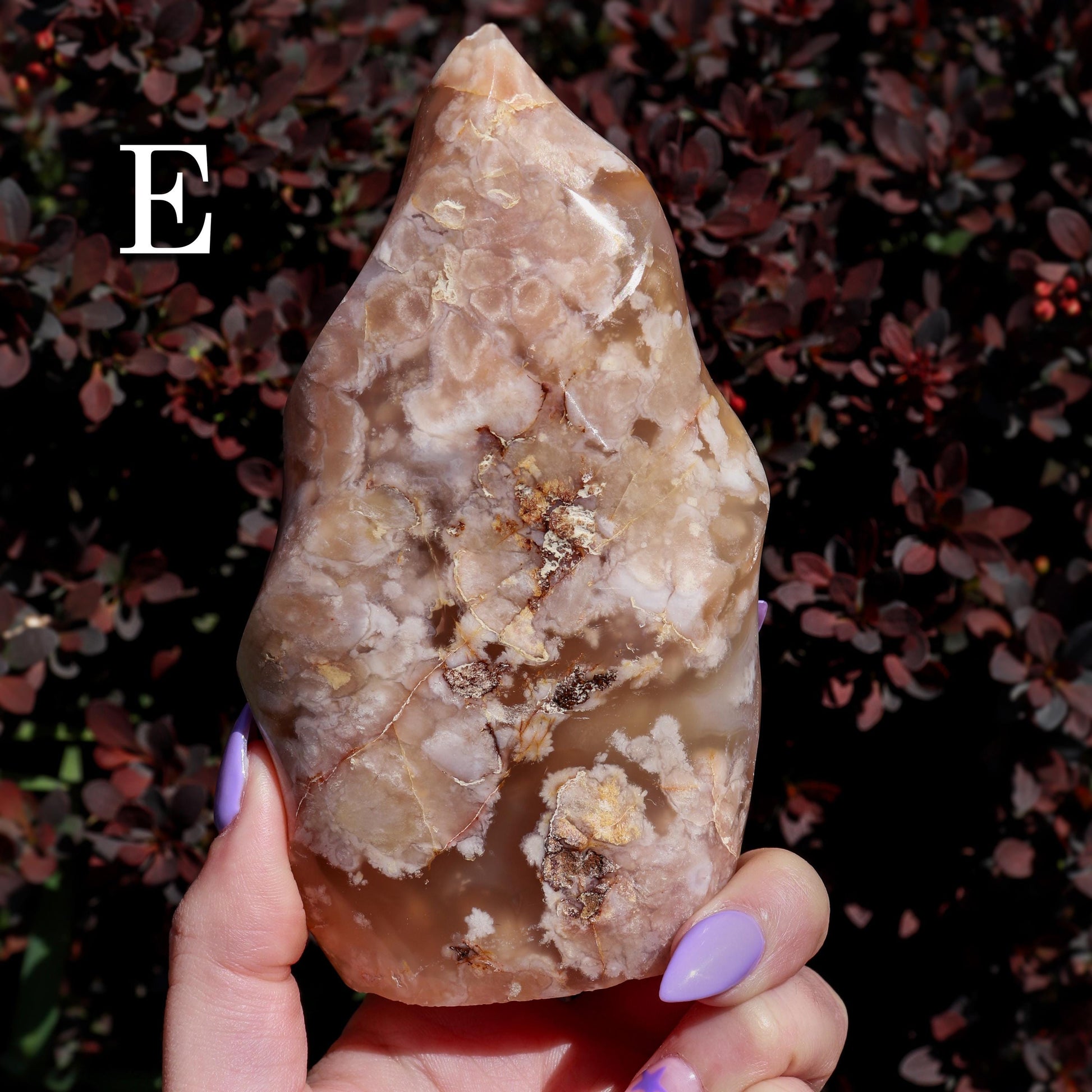 Flower Agate Flame, Crystal Freeform Tower, Ethically Sourced, Pick your Own