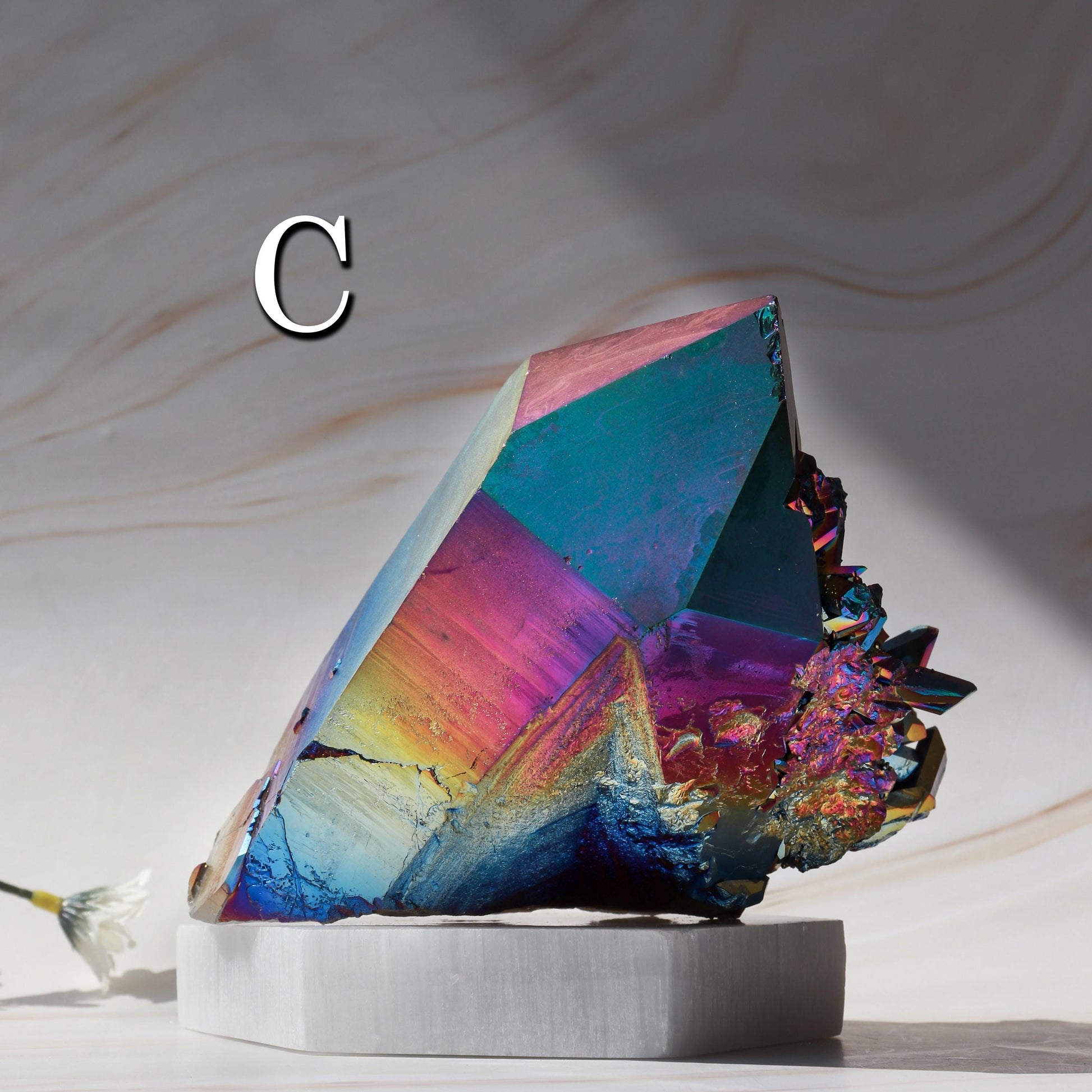 LARGE Rainbow Aura Quartz Cluster, Unique Crystal Specimen, Ethically Sourced, Pick your Own