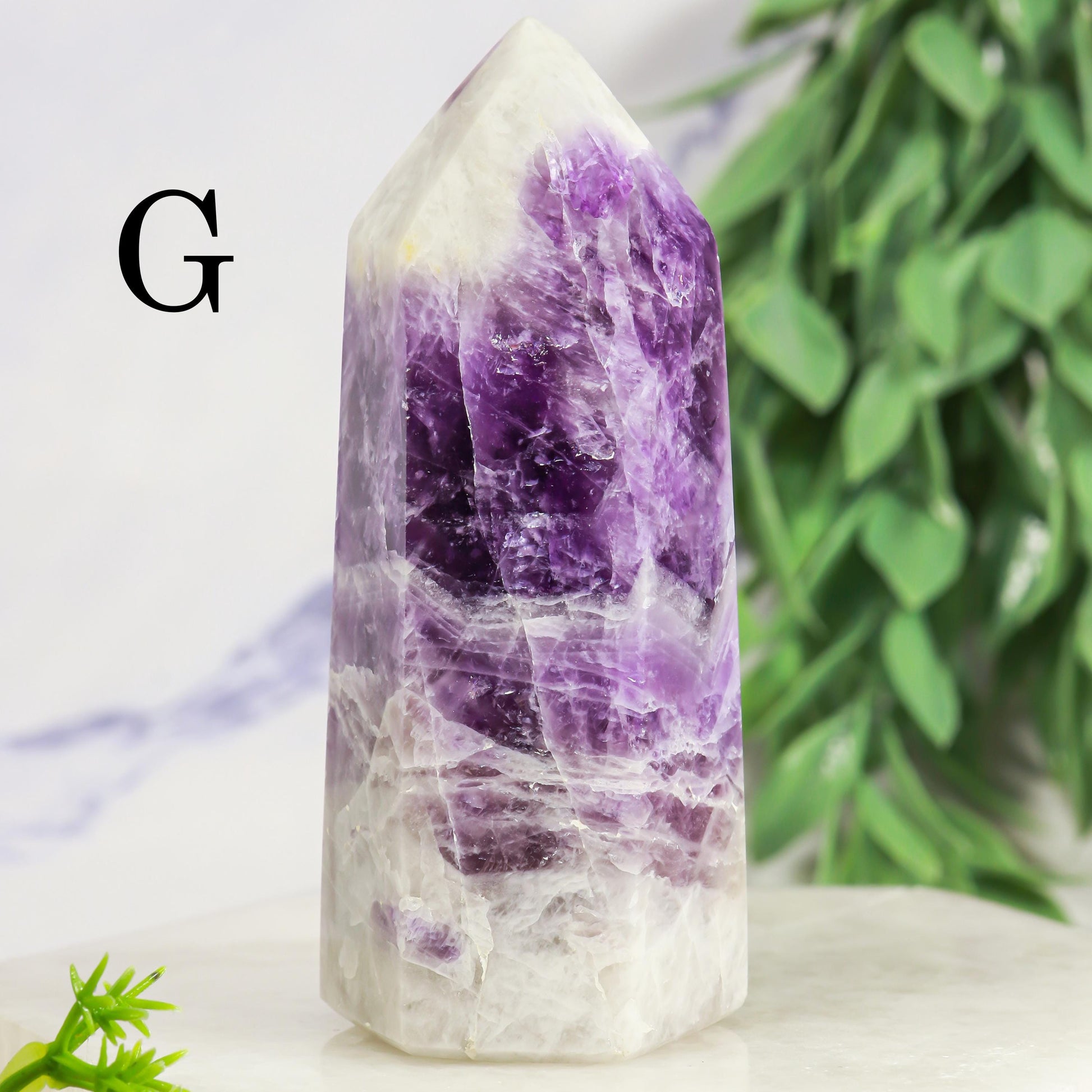 Chevron Amethyst Point, Dream Amethyst, Dog teeth Amethyst, Amethyst Generator, Amethyst Point