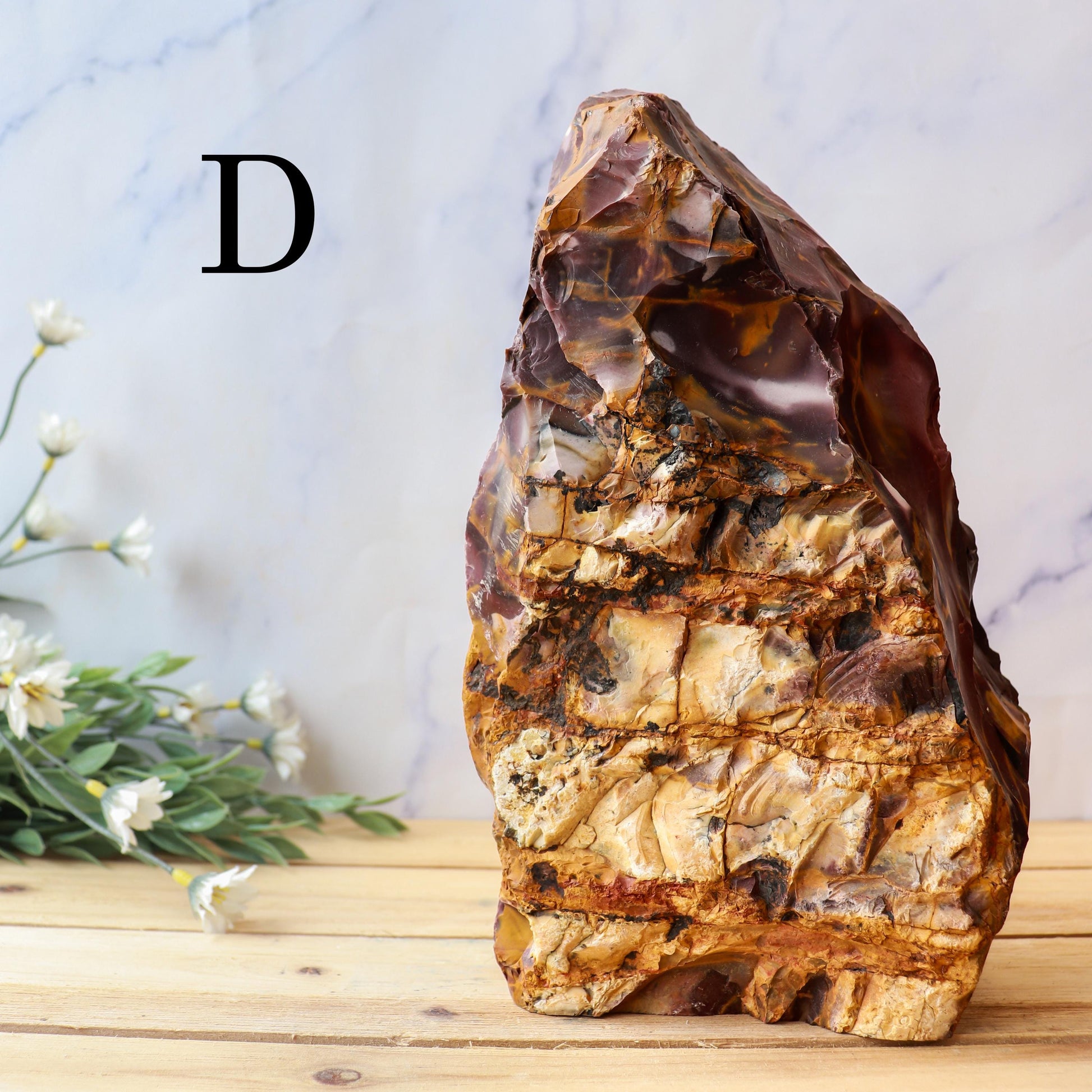 Mookaite Crystal Decor, Ethically Sourced, Grounding & Energizing, Boho Home Decor Gift