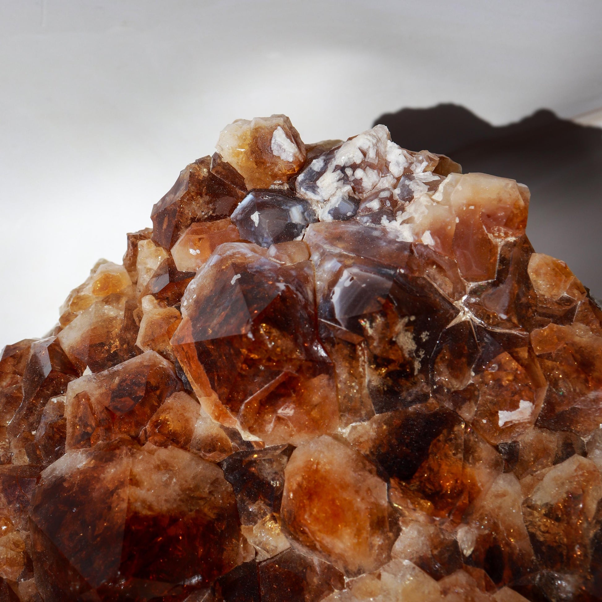 Huge Grade A Citrine Cluster, Crystal on Wooden Base, Ethically Sourced - PICK YOUR OWN