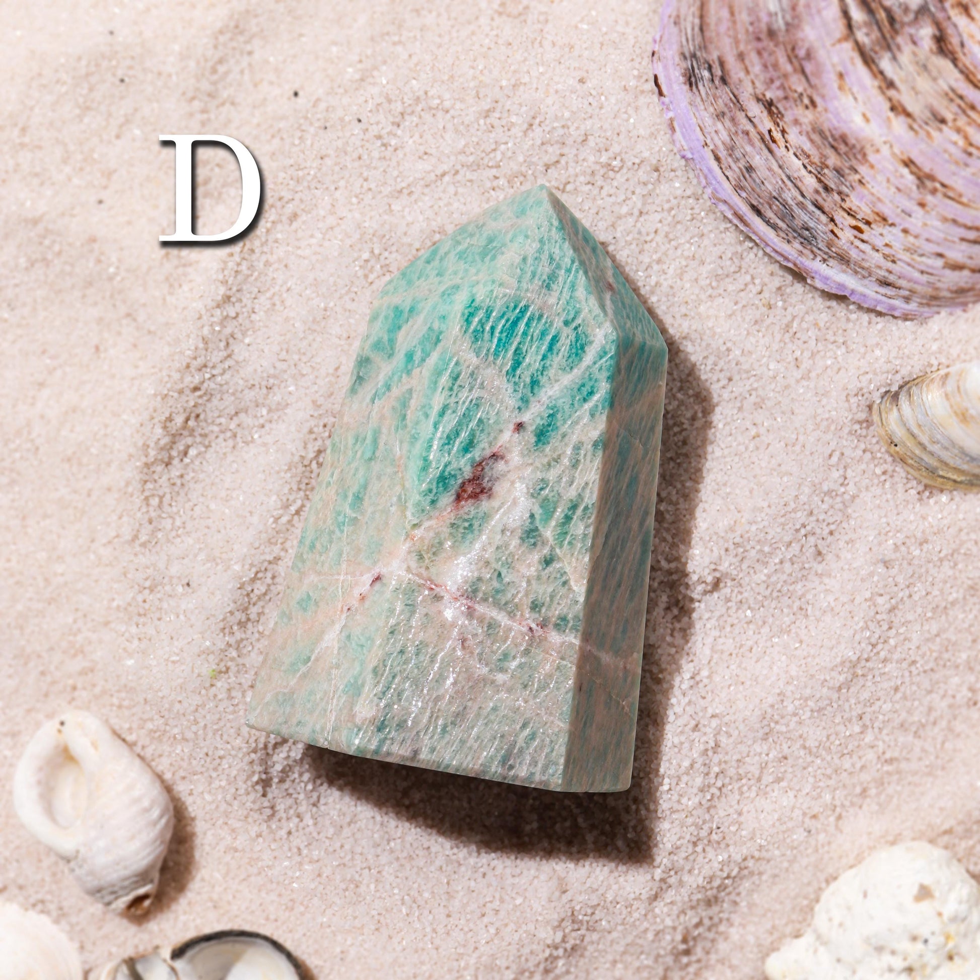 Shimmery Amazonite Towers, Natural Gemstone, Ethically Sourced, Pick your Own