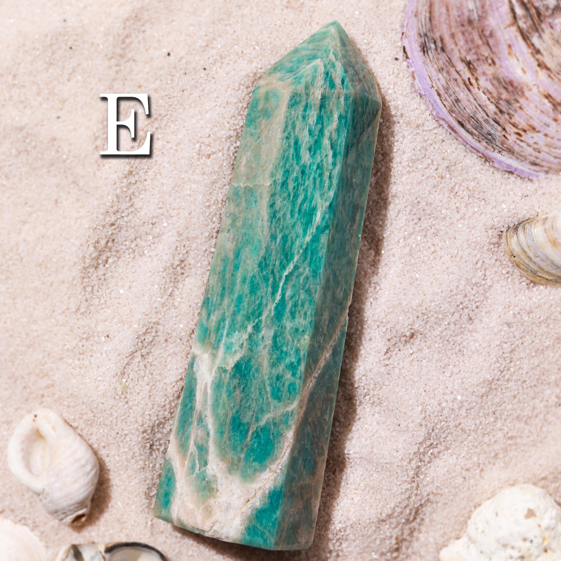 Shimmery Amazonite Towers, Natural Gemstone, Ethically Sourced, Pick your Own