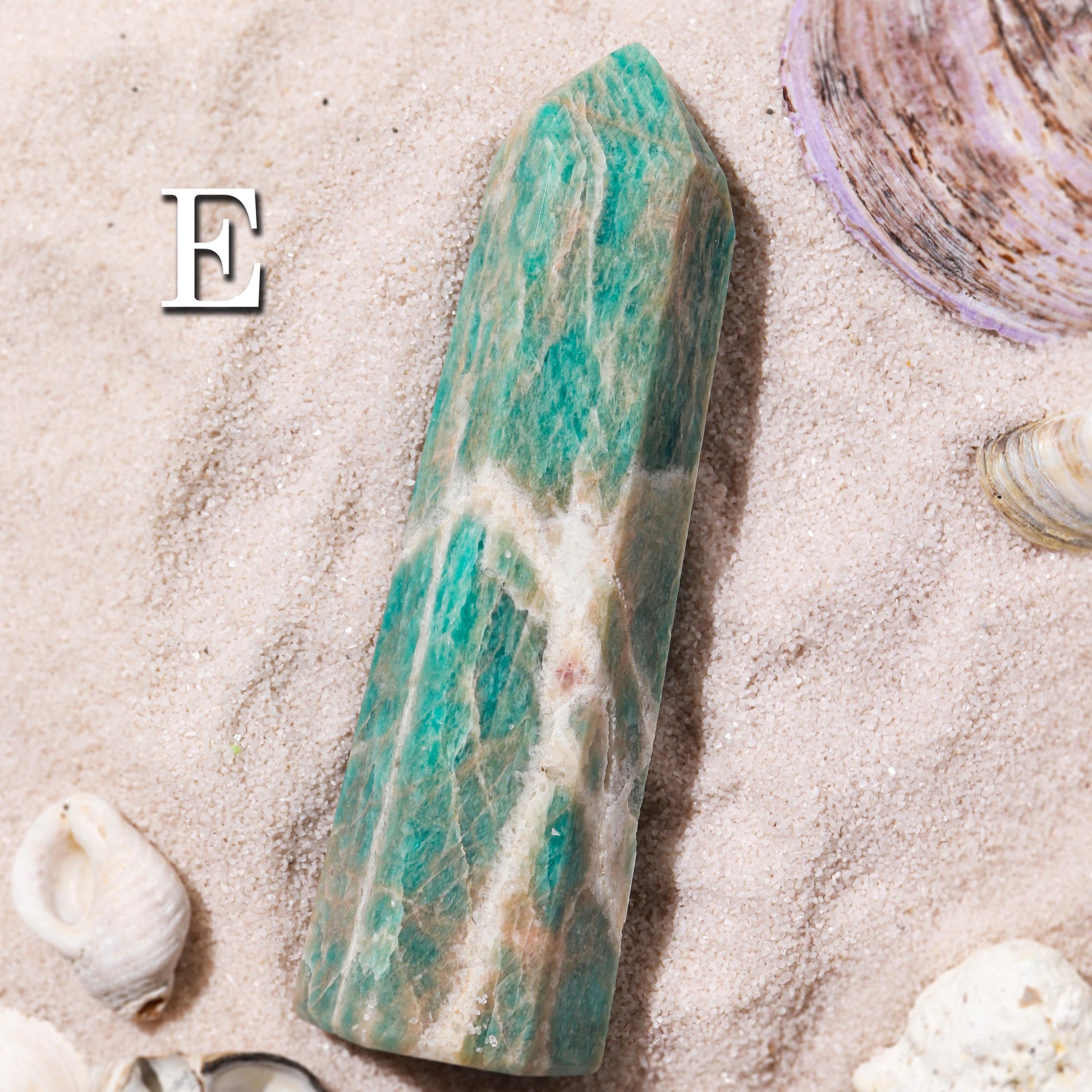 Shimmery Amazonite Towers, Natural Gemstone, Ethically Sourced, Pick your Own