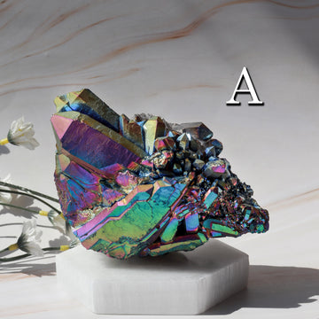 LARGE Rainbow Aura Quartz Cluster, Unique Crystal Specimen, Ethically Sourced, Pick your Own