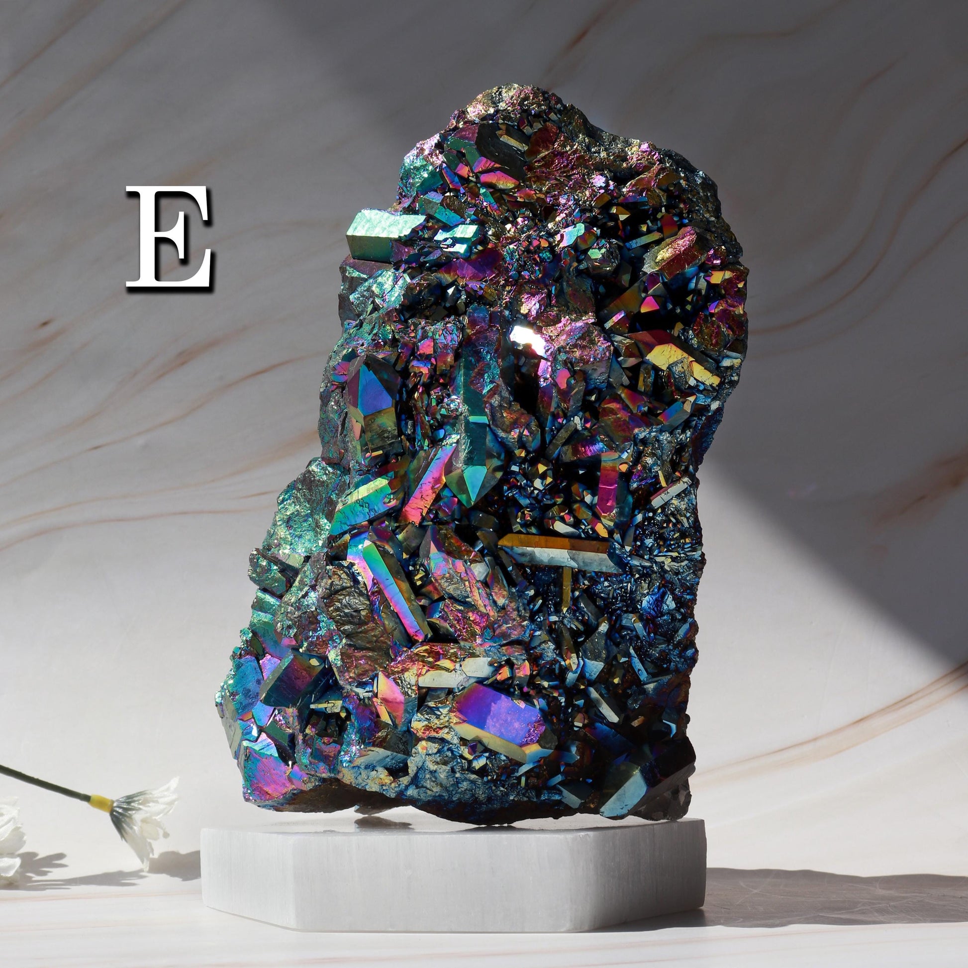 LARGE Rainbow Aura Quartz Cluster, Unique Crystal Specimen, Ethically Sourced, Pick your Own