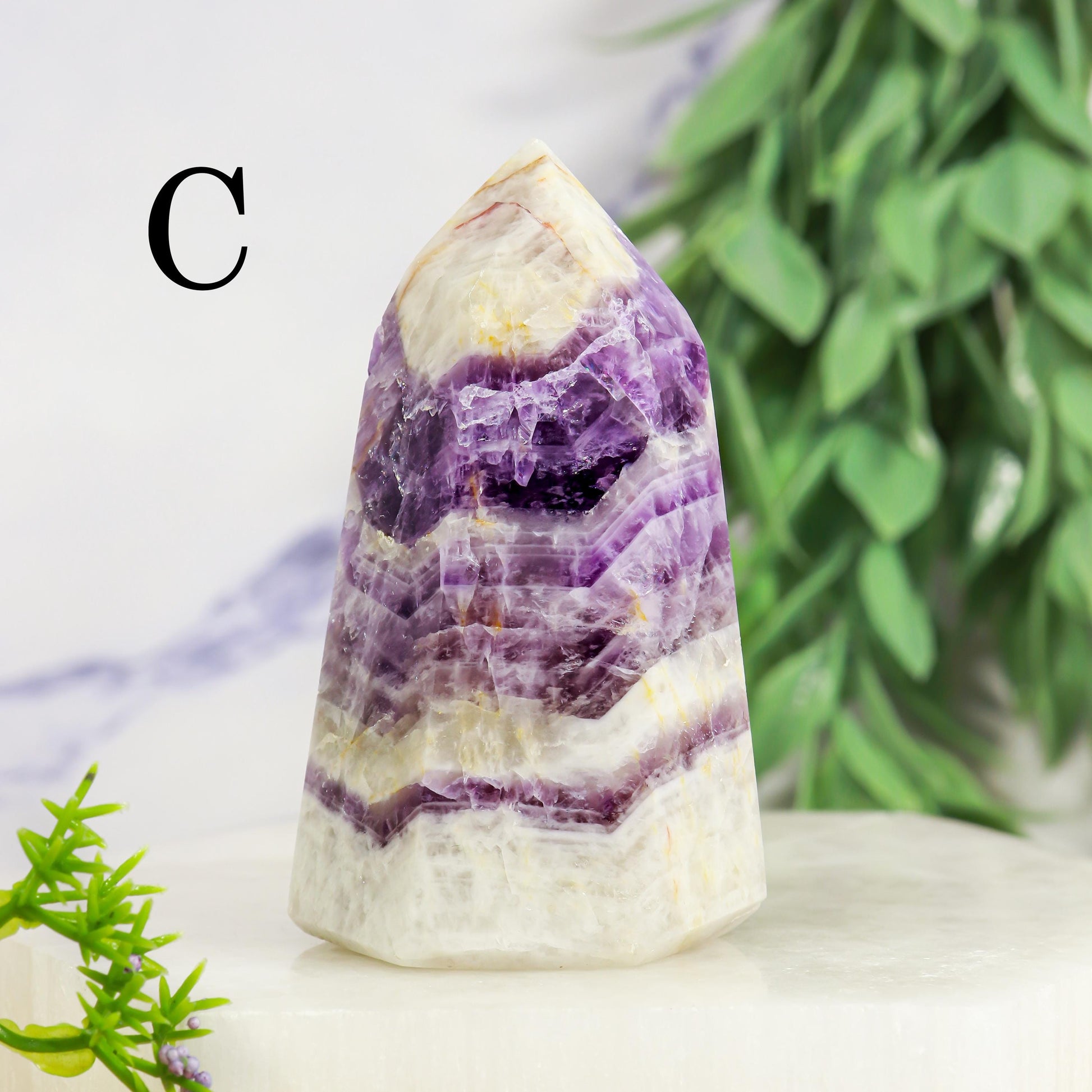 Chevron Amethyst Point, Dream Amethyst, Dog teeth Amethyst, Amethyst Generator, Amethyst Point