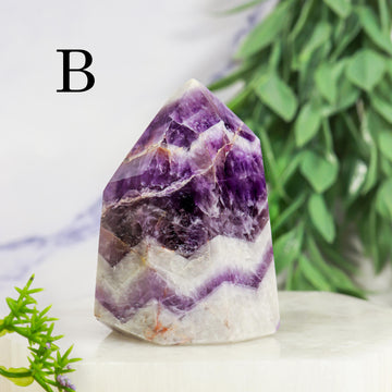 Chevron Amethyst Point, Dream Amethyst, Dog teeth Amethyst, Amethyst Generator, Amethyst Point