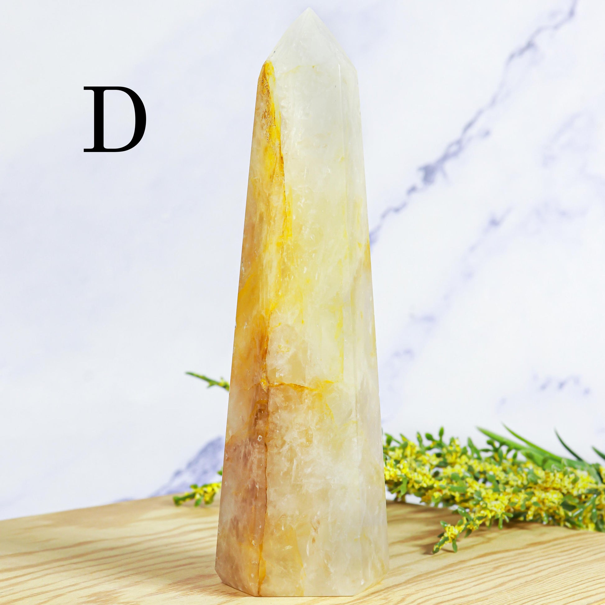 Golden Healer Polished Point, Extra Quality from Brazil, Ethically Sourced, Sacral and Solar Plexus - PICK YOUR OWN
