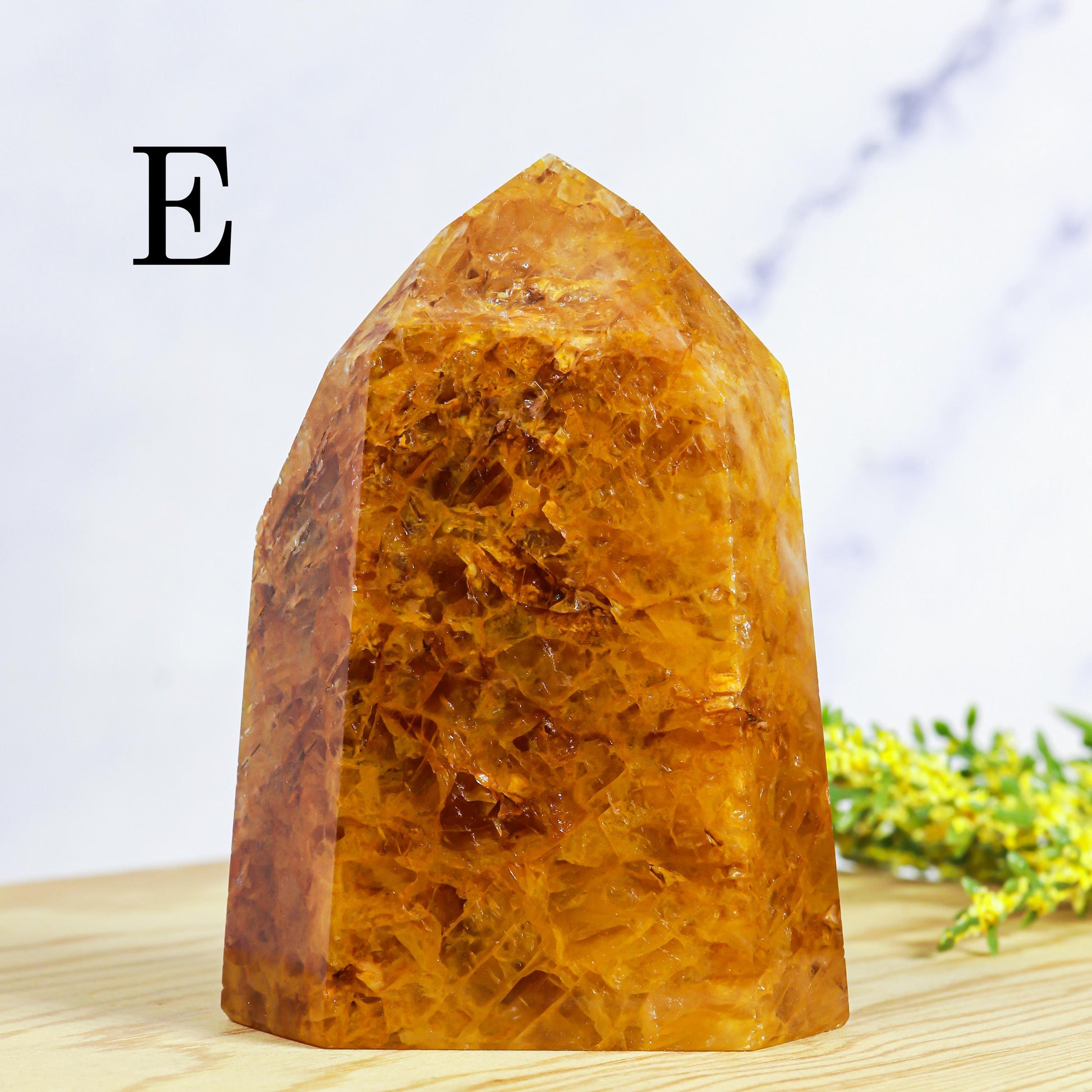 Golden Healer Polished Point, Extra Quality from Brazil, Ethically Sourced, Sacral and Solar Plexus - PICK YOUR OWN