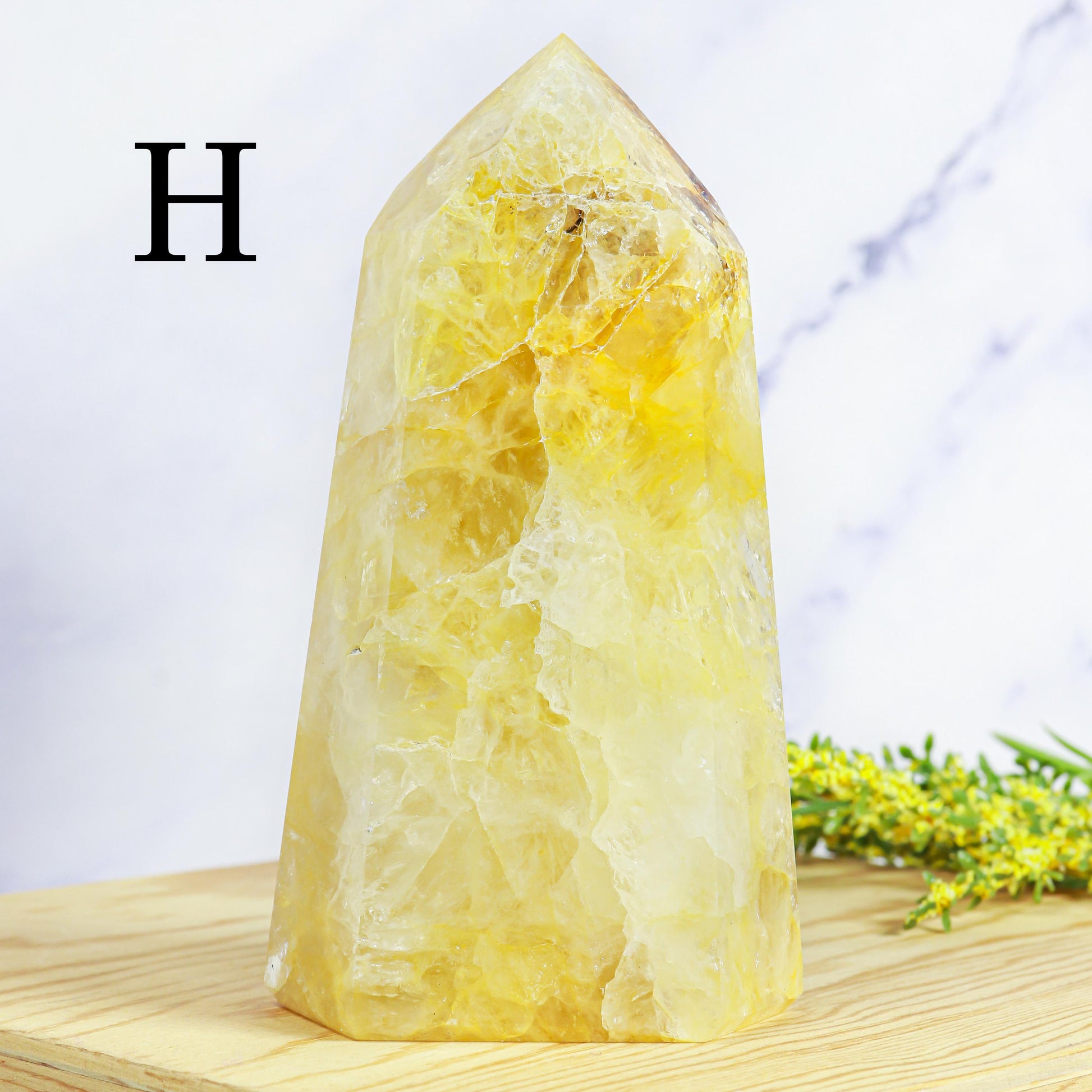 Golden Healer Polished Point, Extra Quality from Brazil, Ethically Sourced, Sacral and Solar Plexus - PICK YOUR OWN