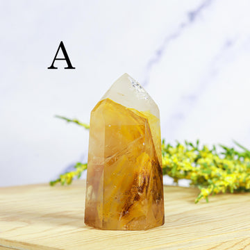 Golden Healer Polished Point, Extra Quality from Brazil, Ethically Sourced, Sacral and Solar Plexus - PICK YOUR OWN
