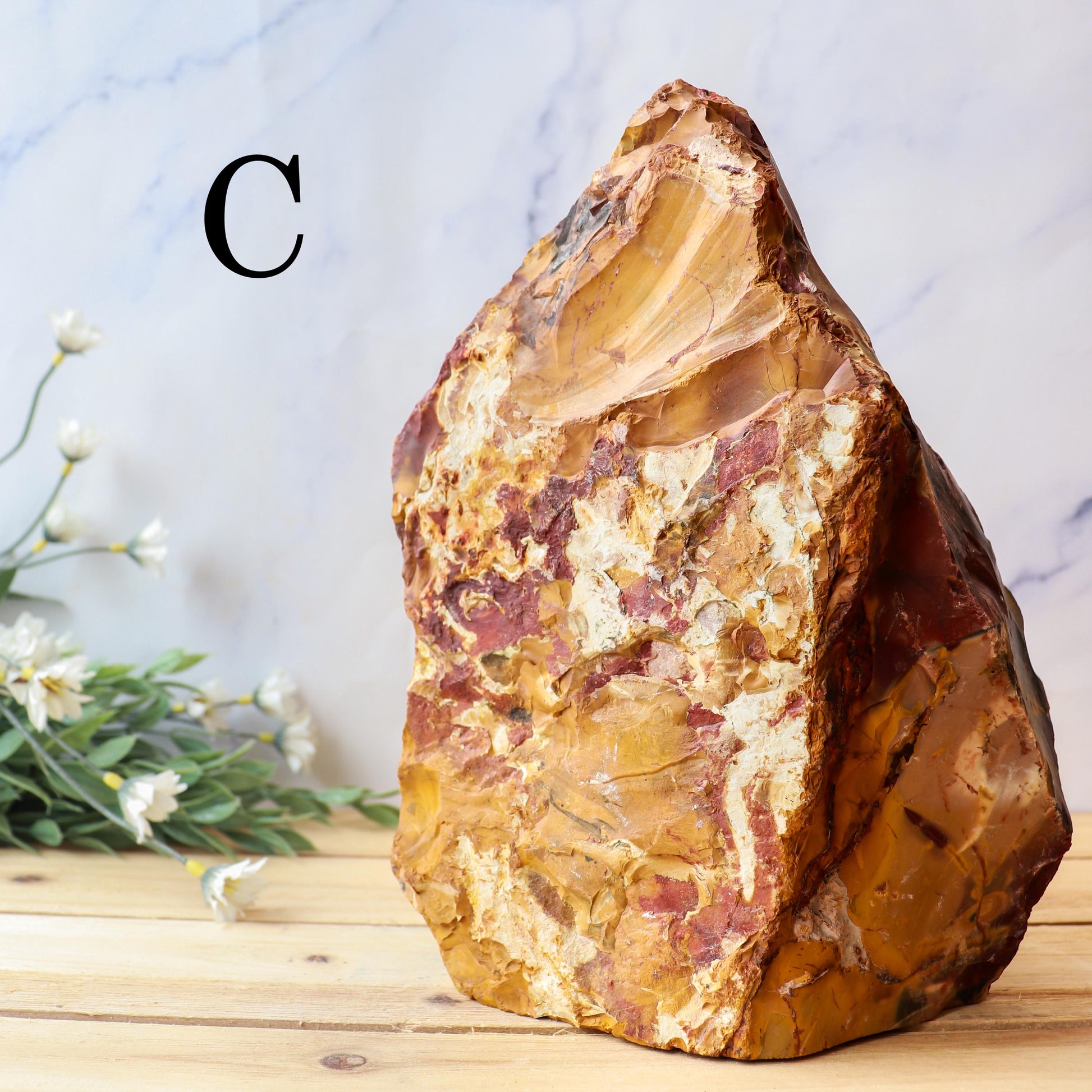 Mookaite Crystal Decor, Ethically Sourced, Grounding & Energizing, Boho Home Decor Gift