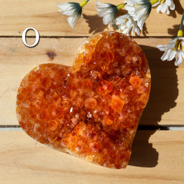 Citrine Heart Cluster, Solar Plexus Chakra, Ethically Sourced - PICK YOUR OWN
