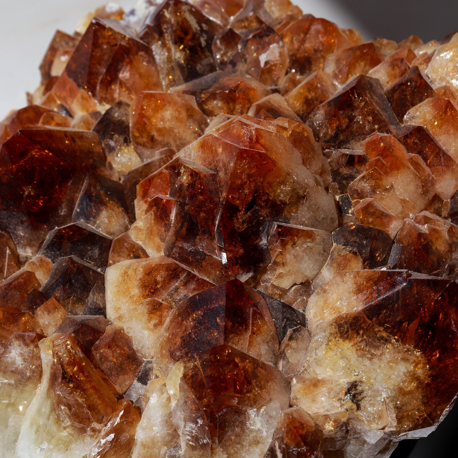 Huge Grade A Citrine Cluster, Crystal on Wooden Base, Ethically Sourced - PICK YOUR OWN