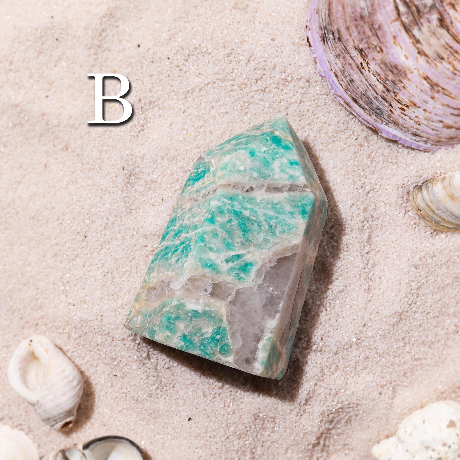 Shimmery Amazonite Towers, Natural Gemstone, Ethically Sourced, Pick your Own
