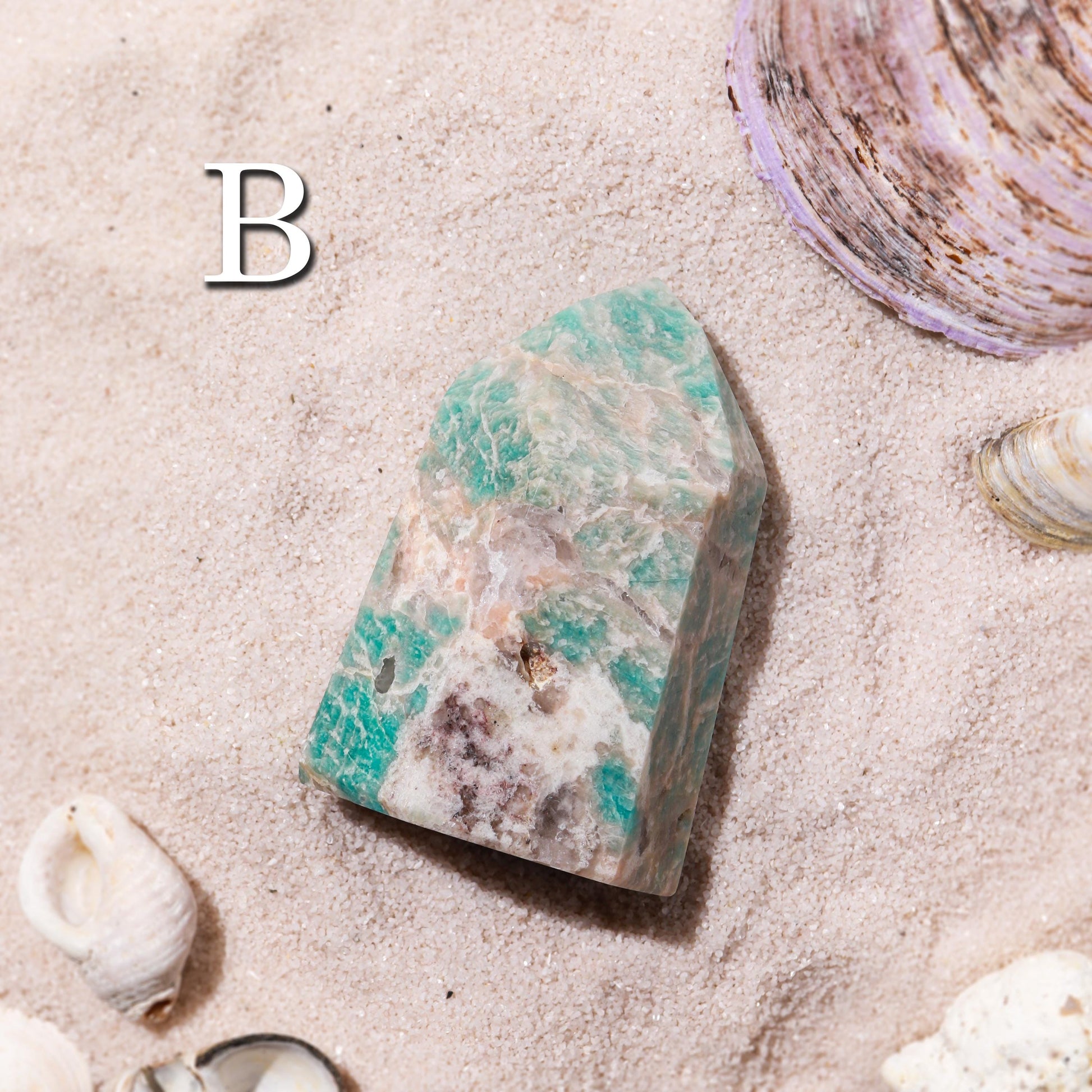 Shimmery Amazonite Towers, Natural Gemstone, Ethically Sourced, Pick your Own