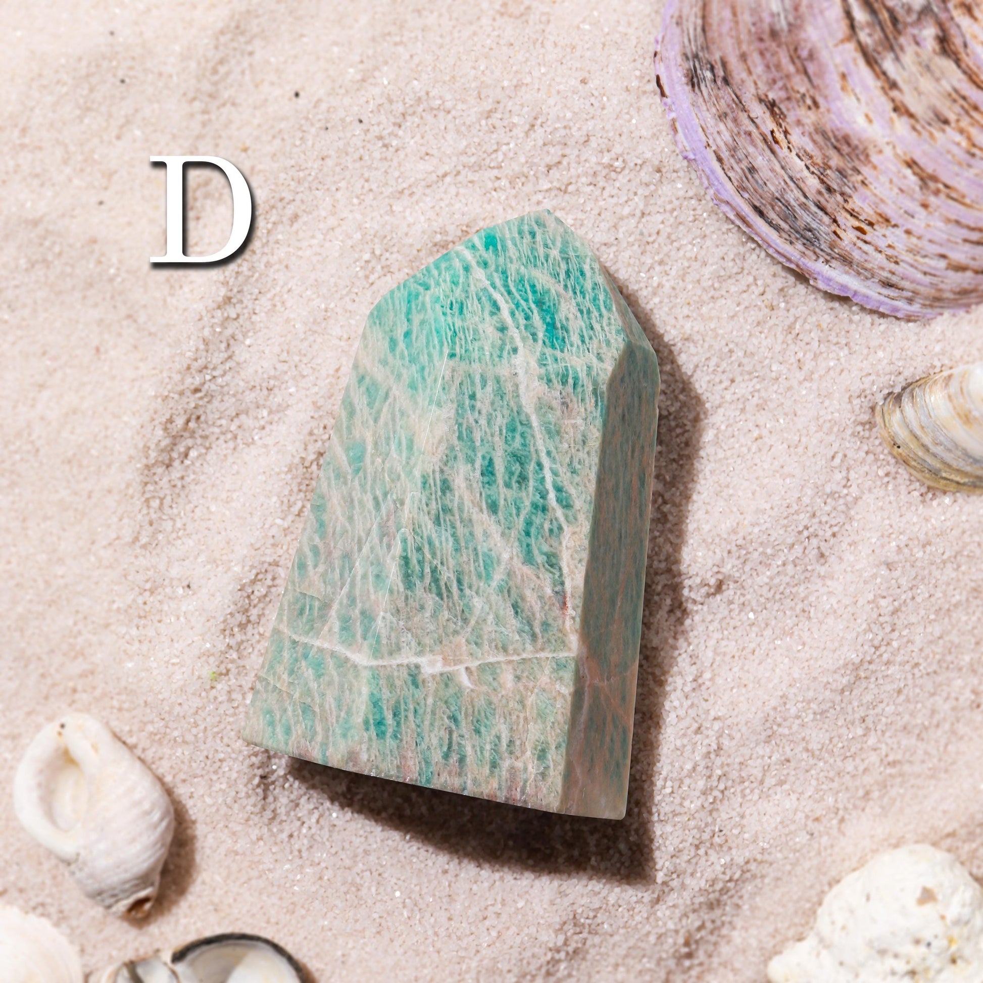 Shimmery Amazonite Towers, Natural Gemstone, Ethically Sourced, Pick your Own
