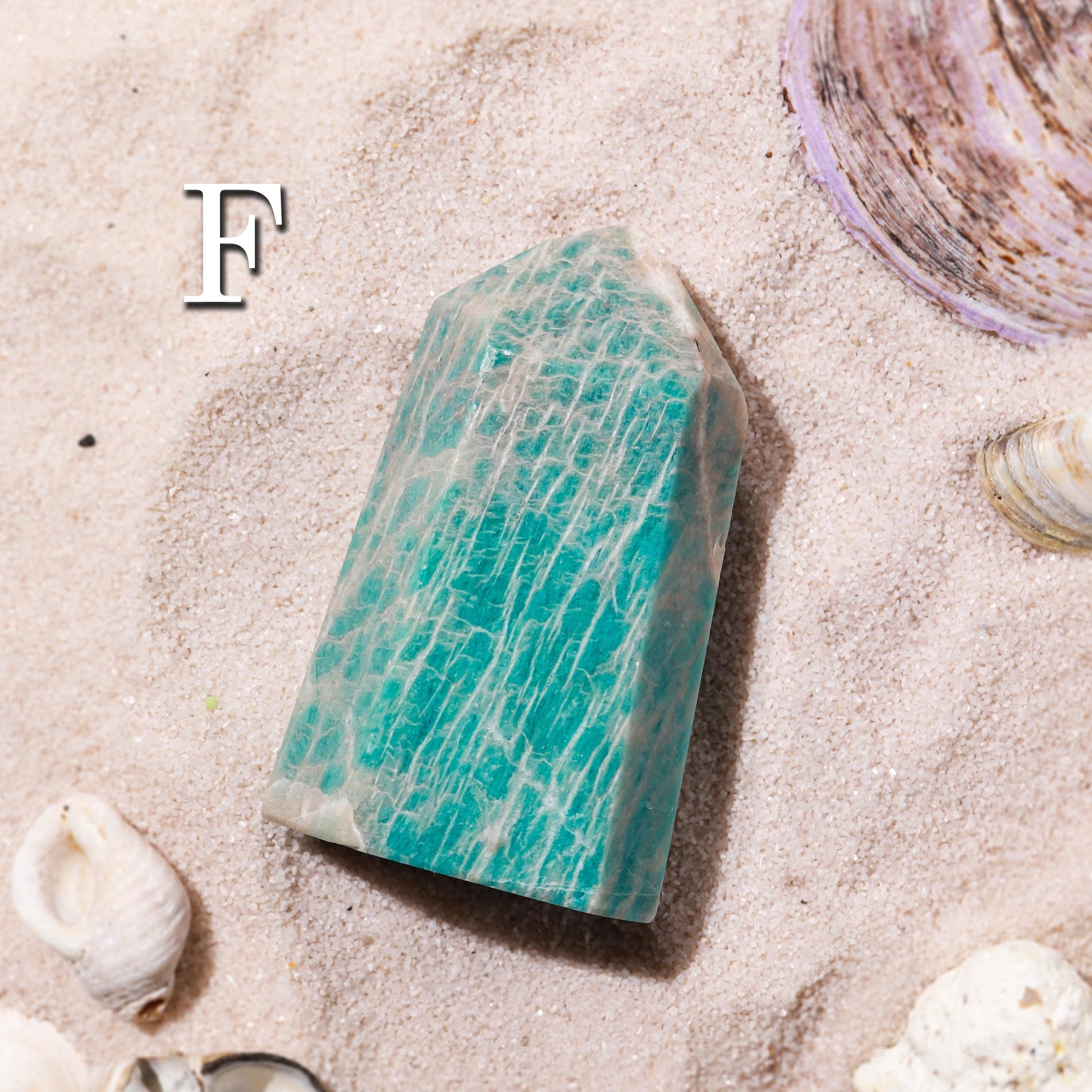 Shimmery Amazonite Towers, Natural Gemstone, Ethically Sourced, Pick your Own