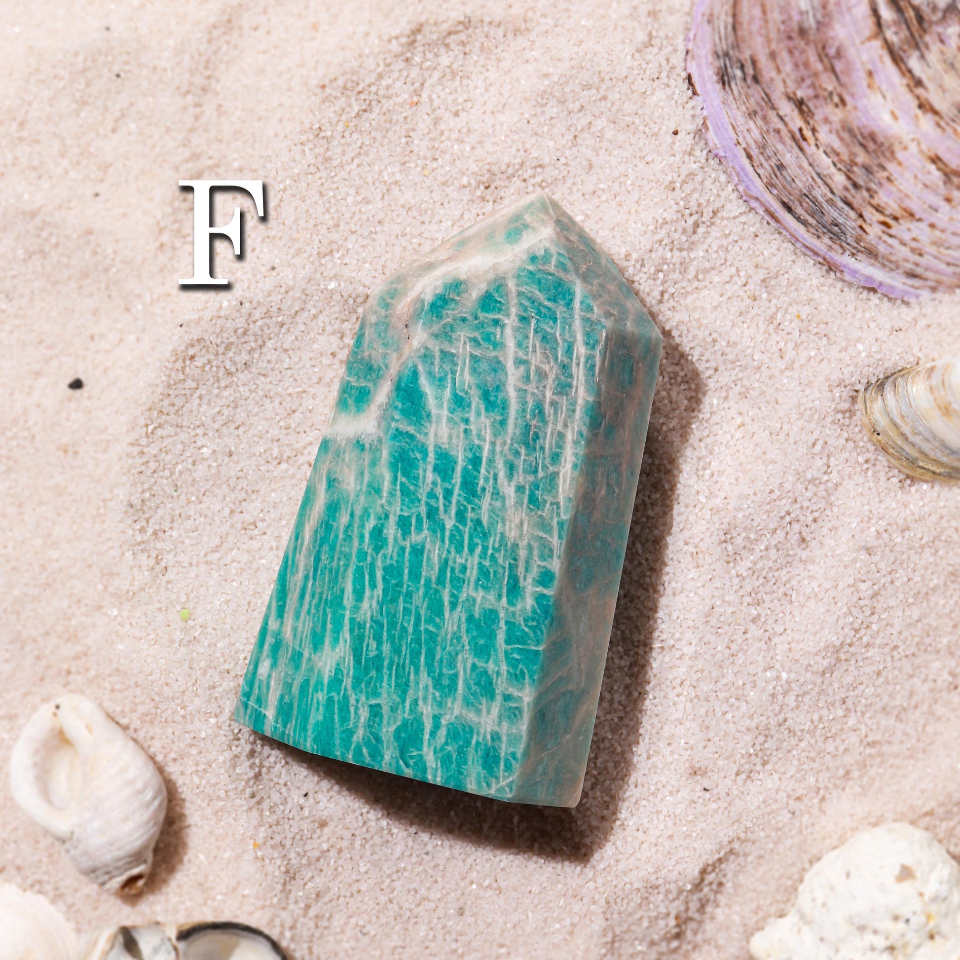 Shimmery Amazonite Towers, Natural Gemstone, Ethically Sourced, Pick your Own