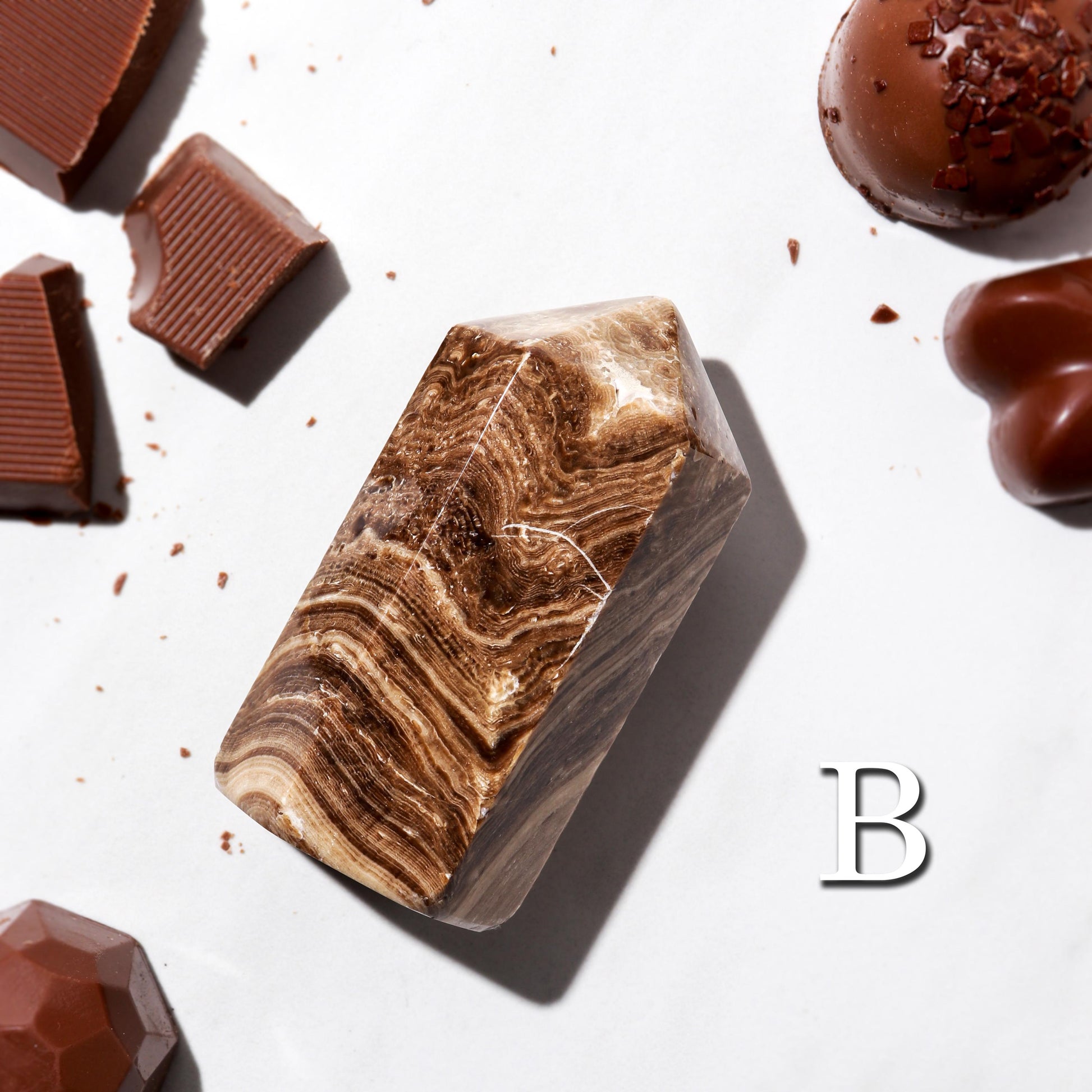 Chocolate Calcite Towers, Rare Polished Crystal, Ethically Sourced, Pick your Own