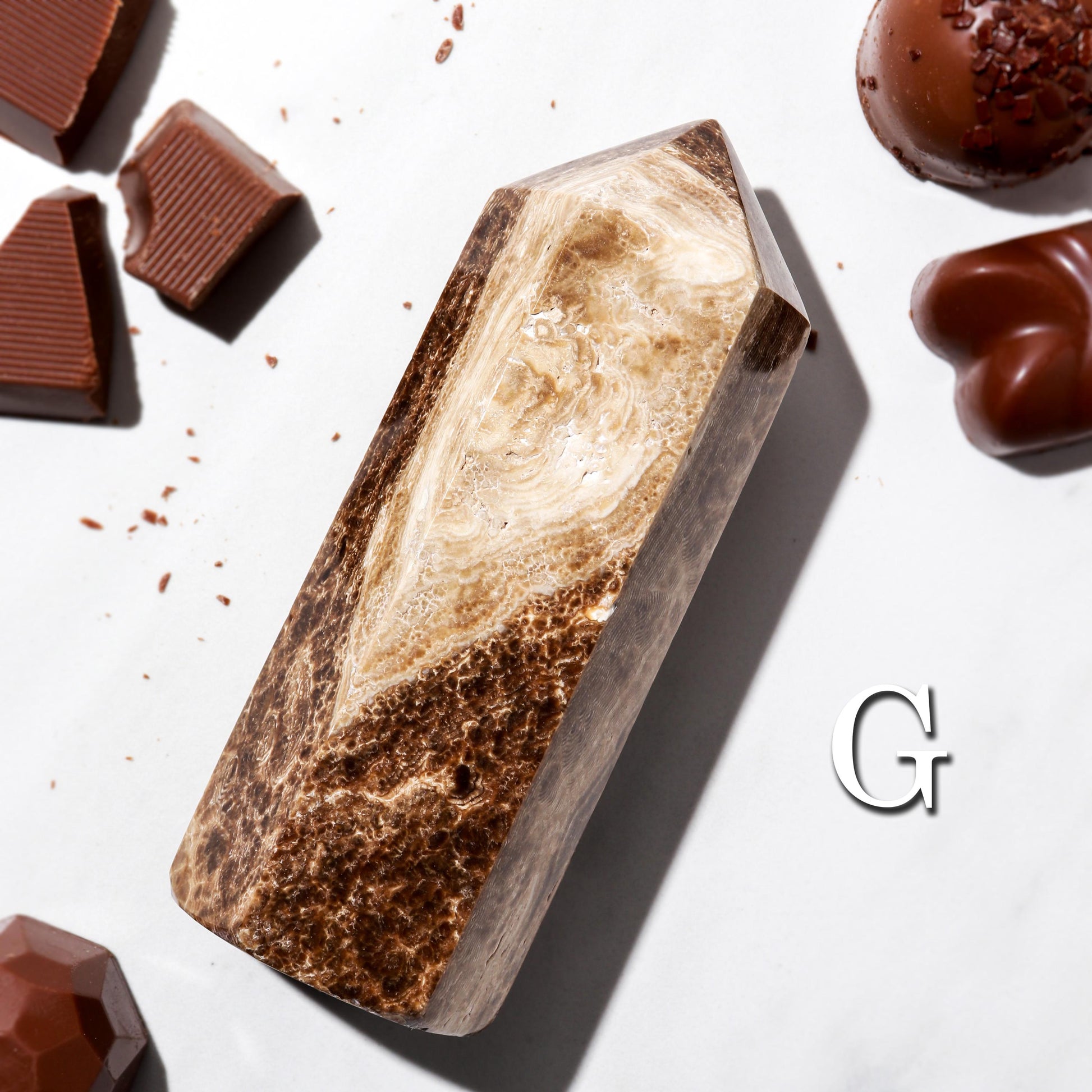 Chocolate Calcite Towers, Rare Polished Crystal, Ethically Sourced, Pick your Own