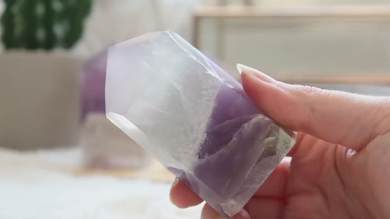 Super-Rare Fluorite from Brazil, Natural Polished Gemstone, Ethically Sourced