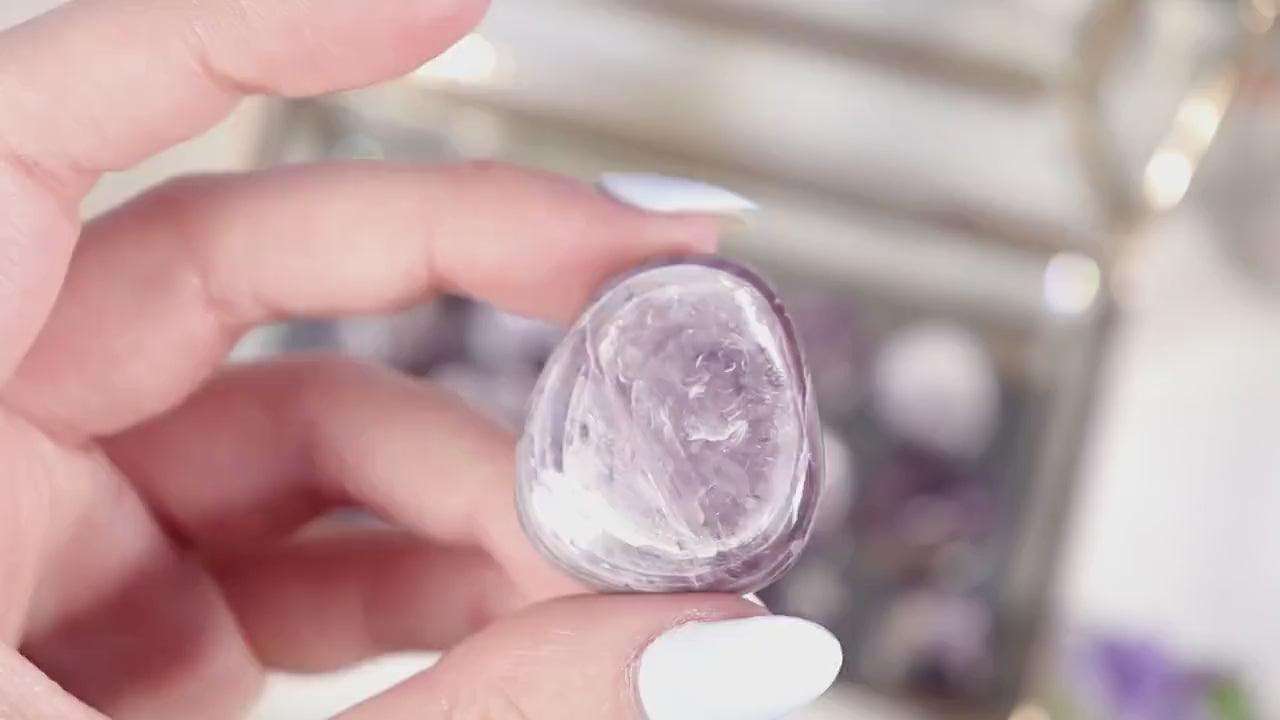 Gem Quality Lepidolite Polished Stones, Amazing Quality Rare Lepidolite Gem, Calming Crystal for Anxiety