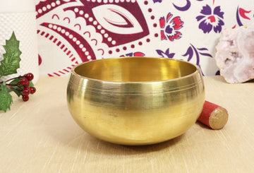 Glossy Tibetan Singing Bowl | Meditation Bowl for Healing