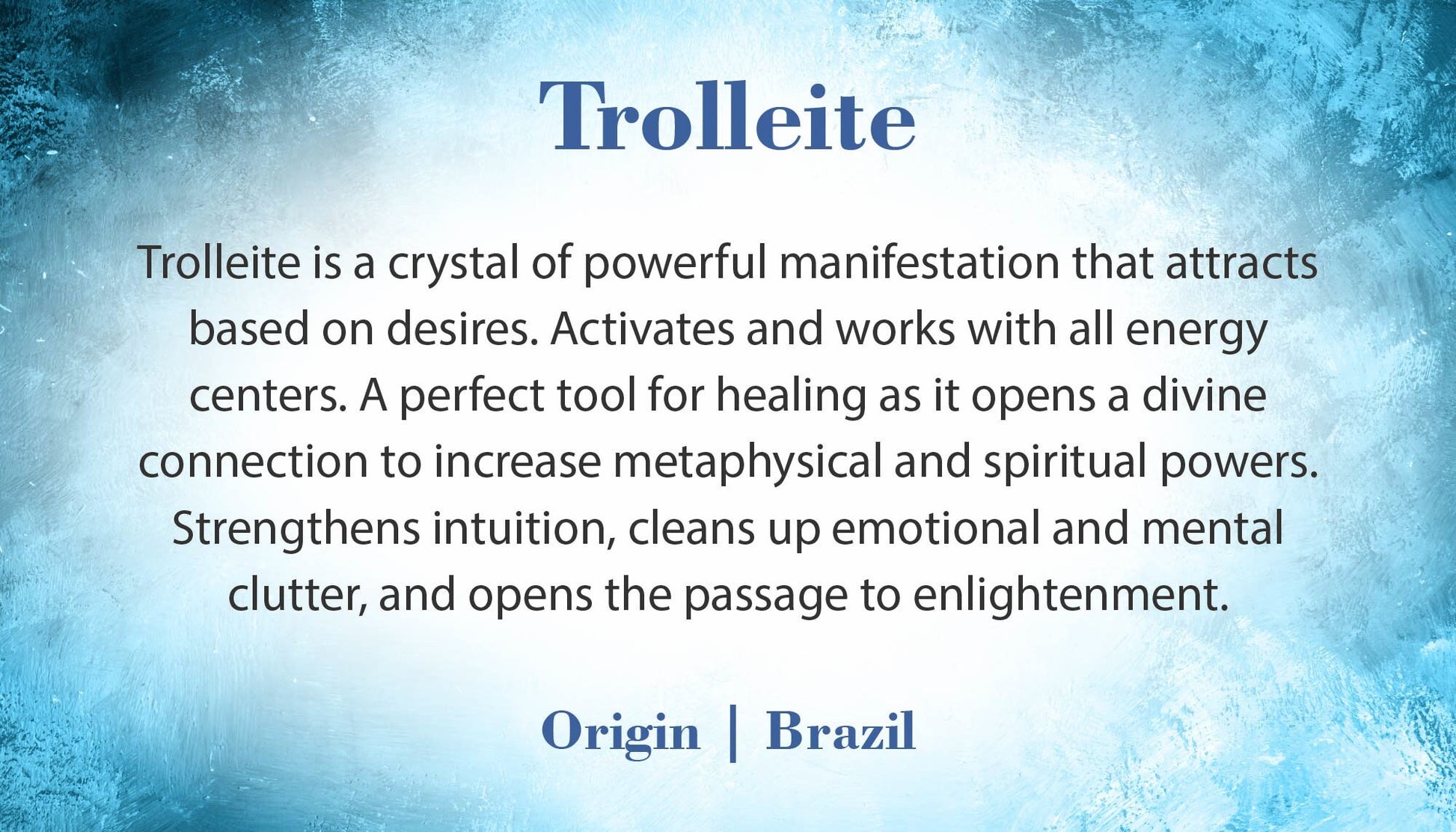 Trolleite Cat Face | Trolleite Crystal | Trolleite Animal Gemstone