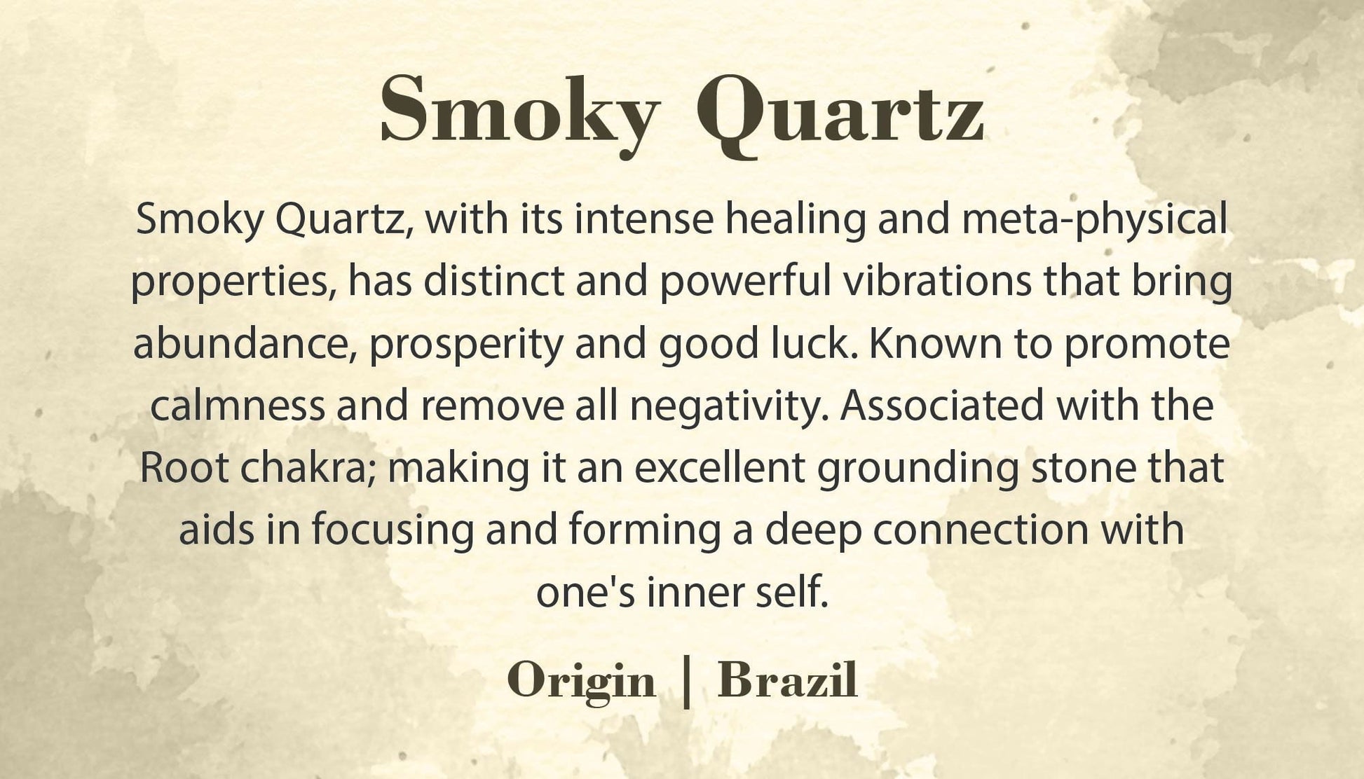 Smoky Quartz Point | Natural Smoky Quartz Base Cut | Neat Home Decor Piece