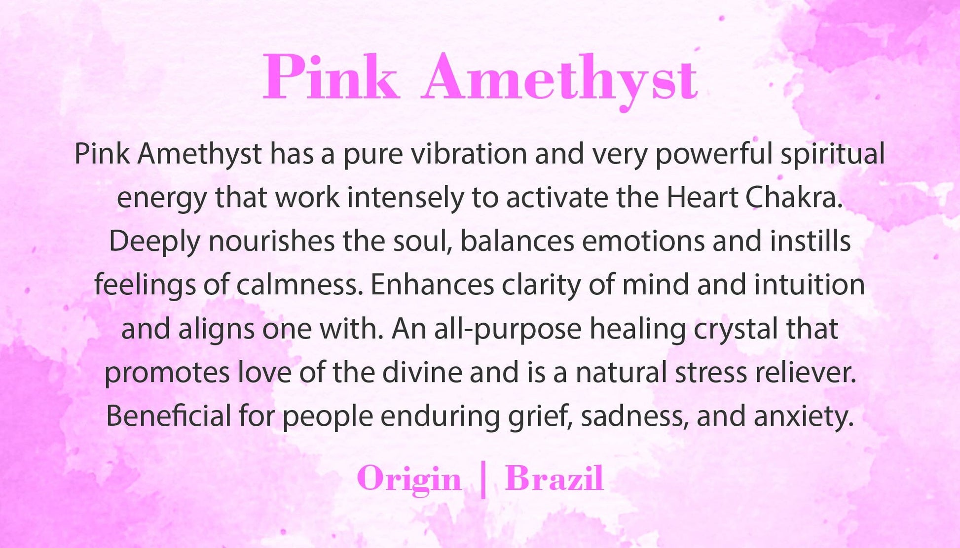 Pink Amethyst Tower | Rare Pink Amethyst Gemstone