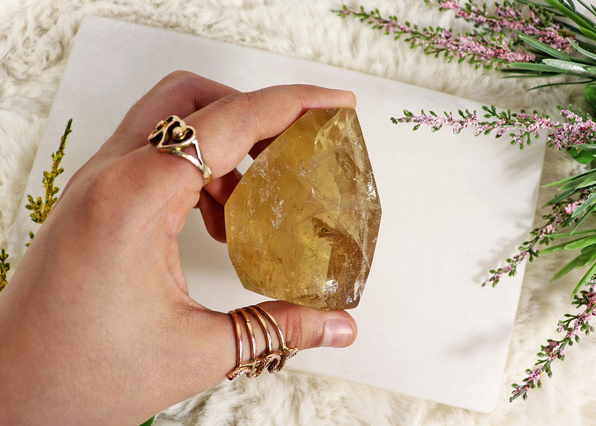 Natural Citrine Freeform from Brazil, 100% Natural Genuine Citrine for Real Crystal Collectors