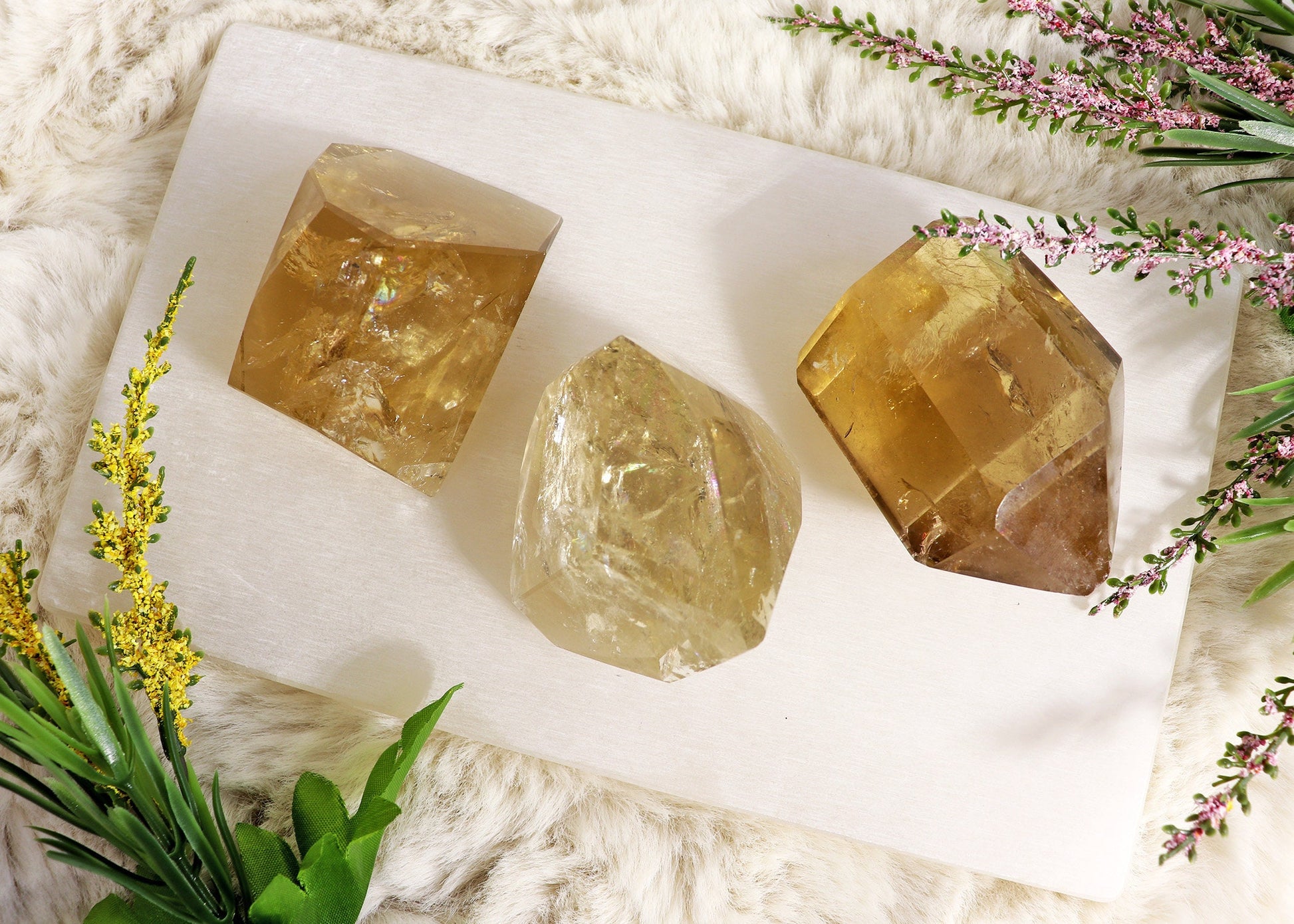 Natural Citrine Freeform from Brazil, 100% Natural Genuine Citrine for Real Crystal Collectors