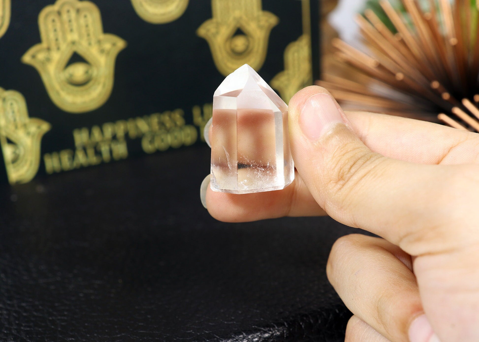 Natural Clear Quartz Crystal Point for Clearing and Cleansing, A Gift of Healing