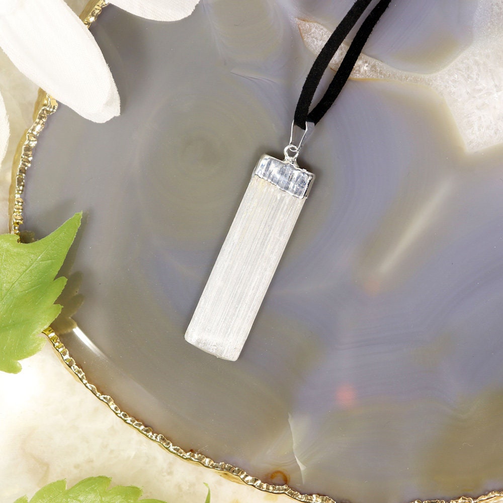 Selenite Necklace | Crystal Gift of Healing | Natural Selenite Jewelry